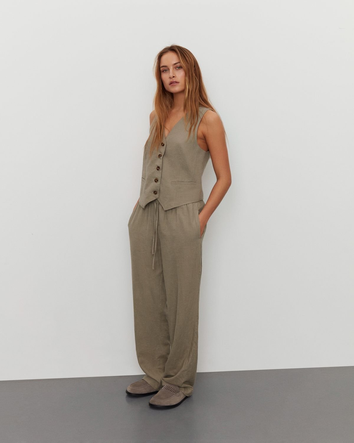 Sofie Schnoor WOMEN ABIGAILESW BUKSER Buks 9003 Khaki Army
