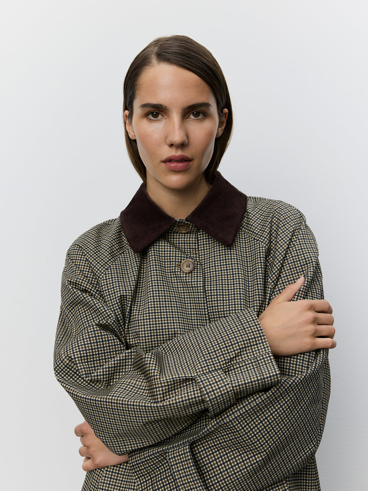 Sofie Schnoor WOMEN FILLIESW FRAKKE Frakke 9141 Blue/Brown check