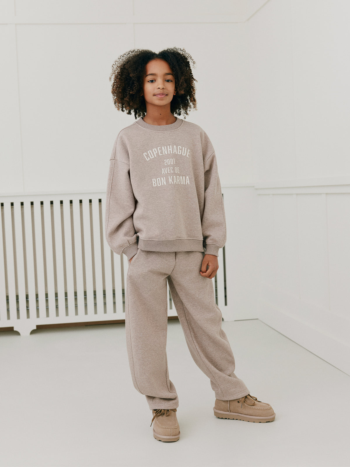 Sofie Schnoor YOUNG BARASY SWEATPANT Sweatpants 7071 Brown melange