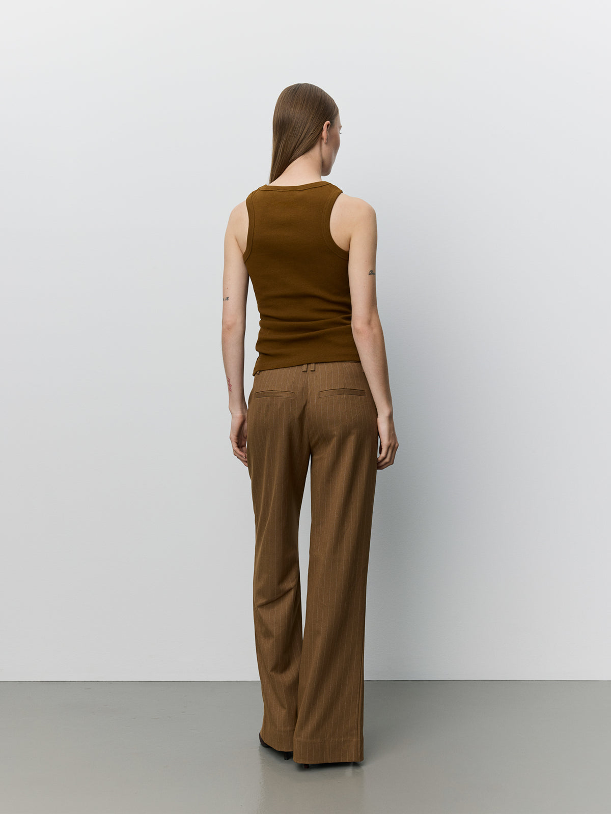 Sofie Schnoor WOMEN BECASW RIB TANK TOP Top 7164 Maple Brown