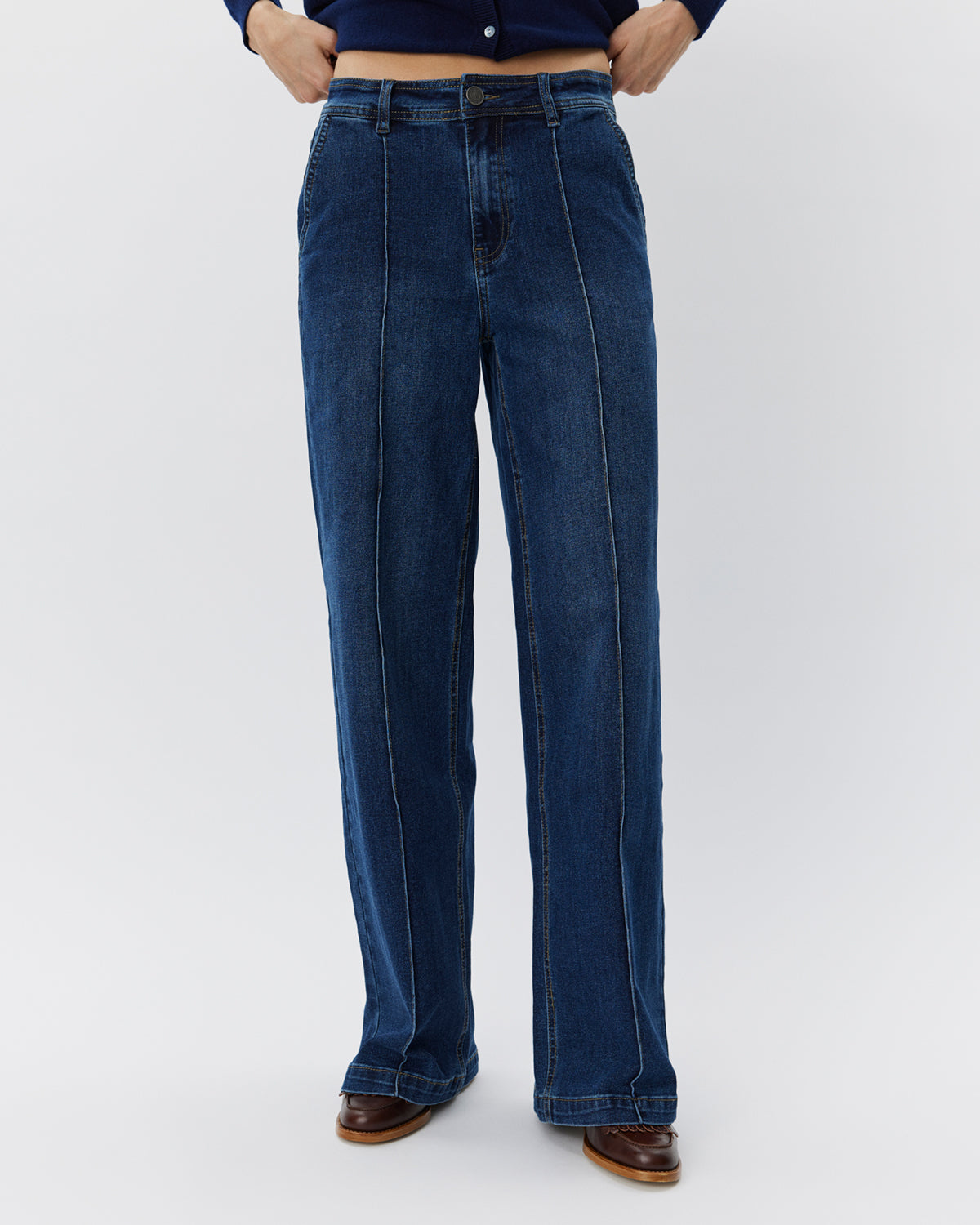 Sofie Schnoor WOMEN CARISW MID JEANS Jeans 5090 Dark denim blue