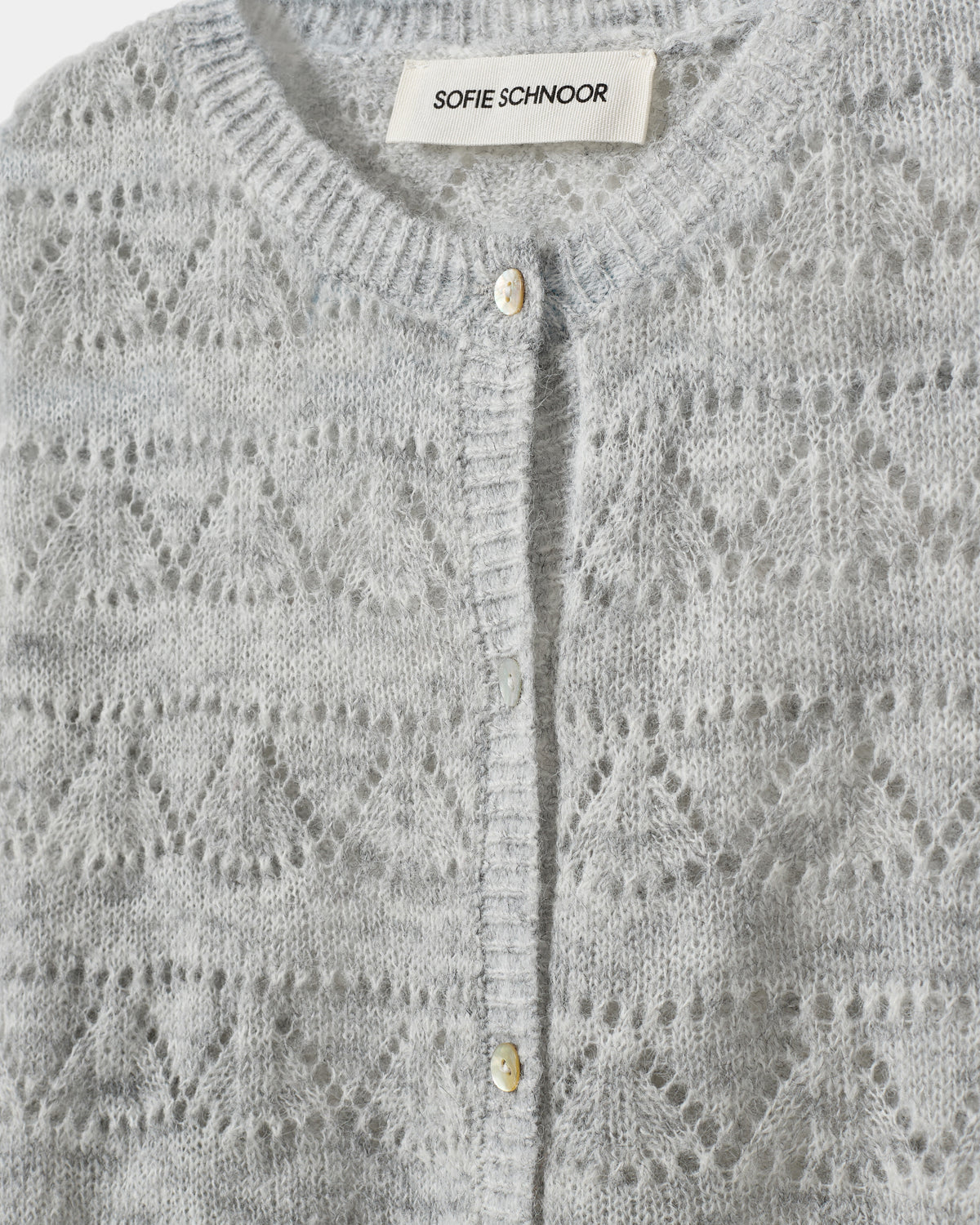 Sofie Schnoor YOUNG CISSESY CARDIGAN Cardigan 8000 Grey Melange