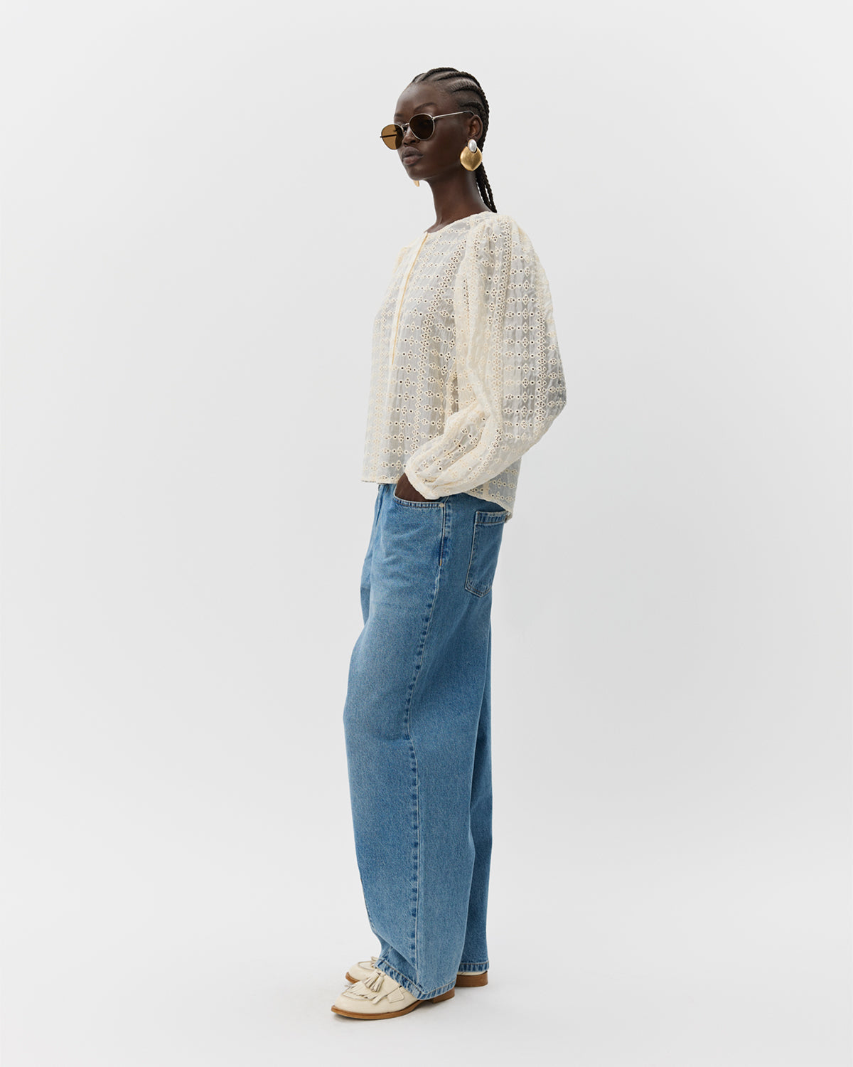 Sofie Schnoor WOMEN CORASW SKJORTE Skjorte 0101 Off white