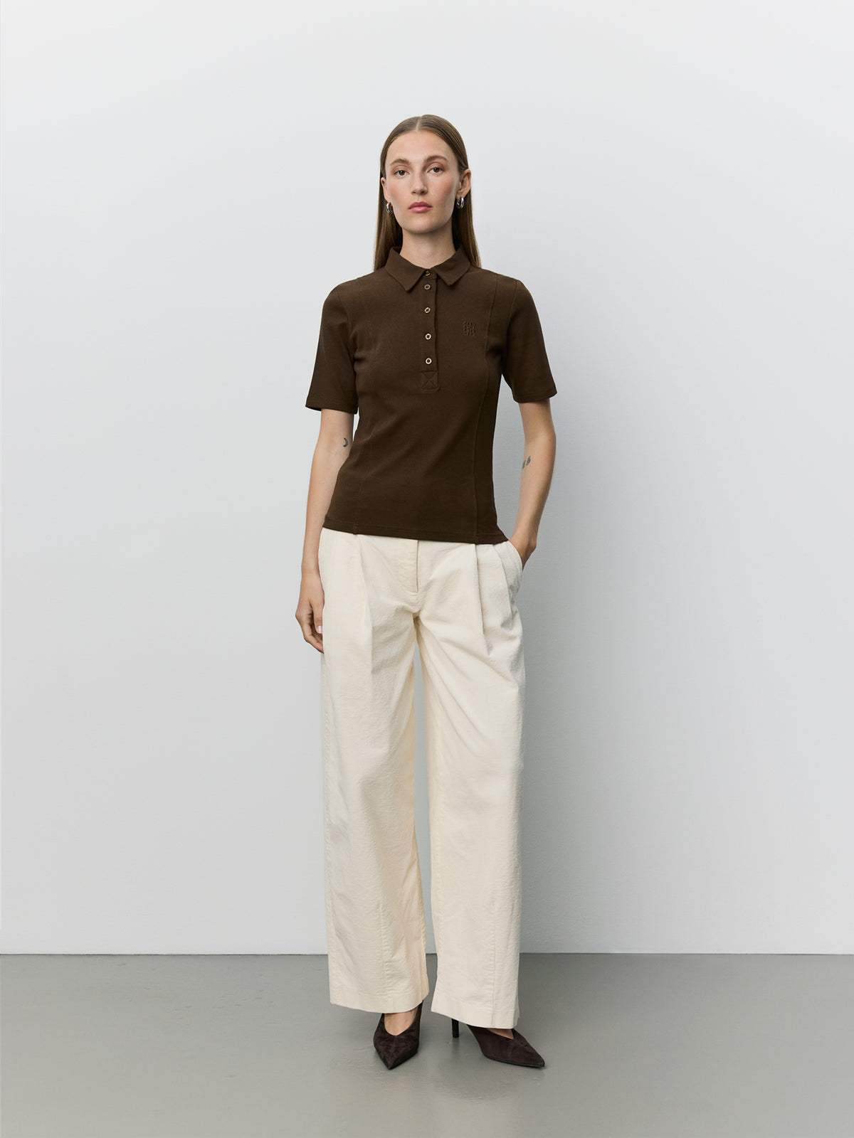 Sofie Schnoor WOMEN CORLIESW FLØJLSBUKSER Buks 0101 Off white