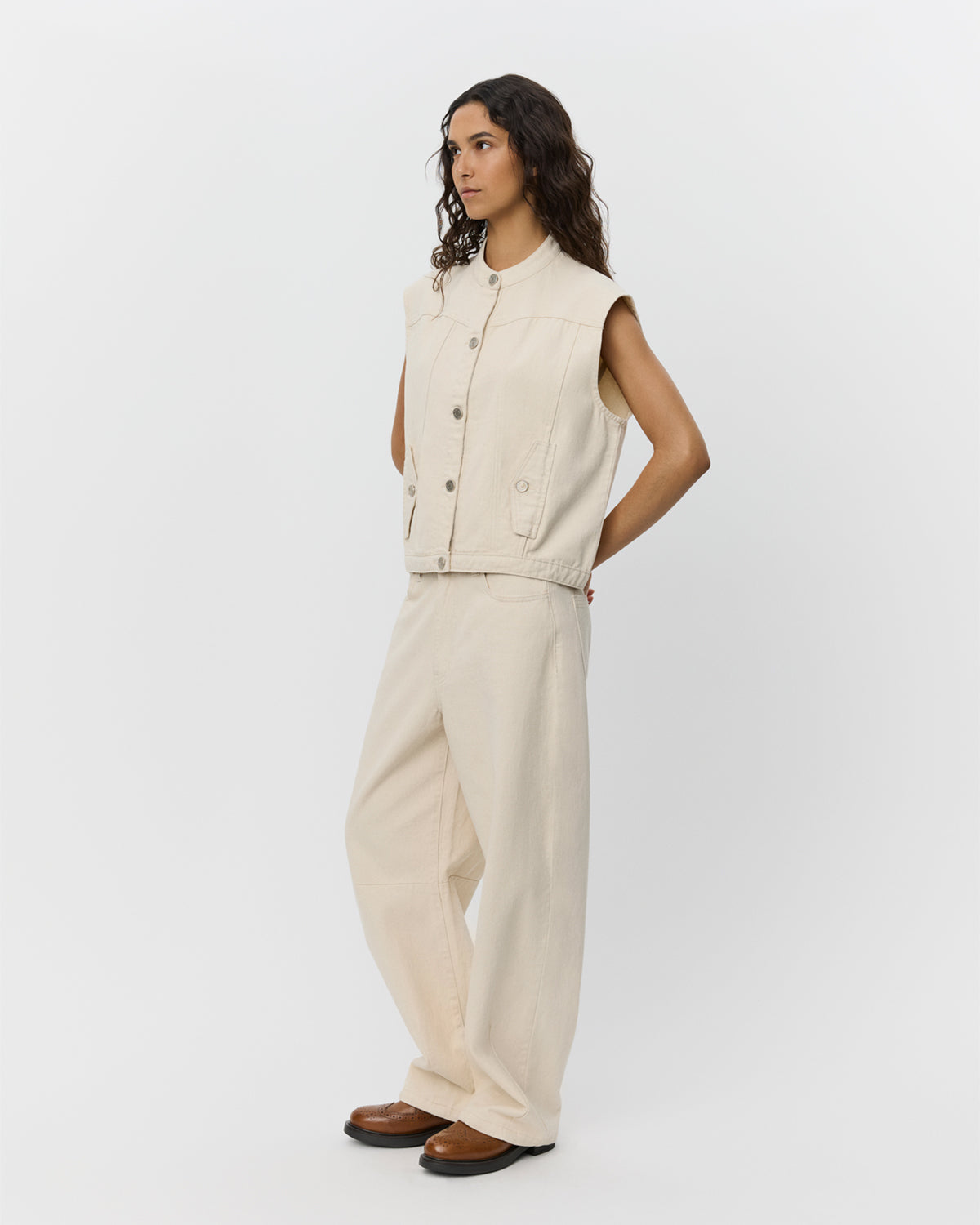 Sofie Schnoor WOMEN DANASW VEST Vest 0101 Off white