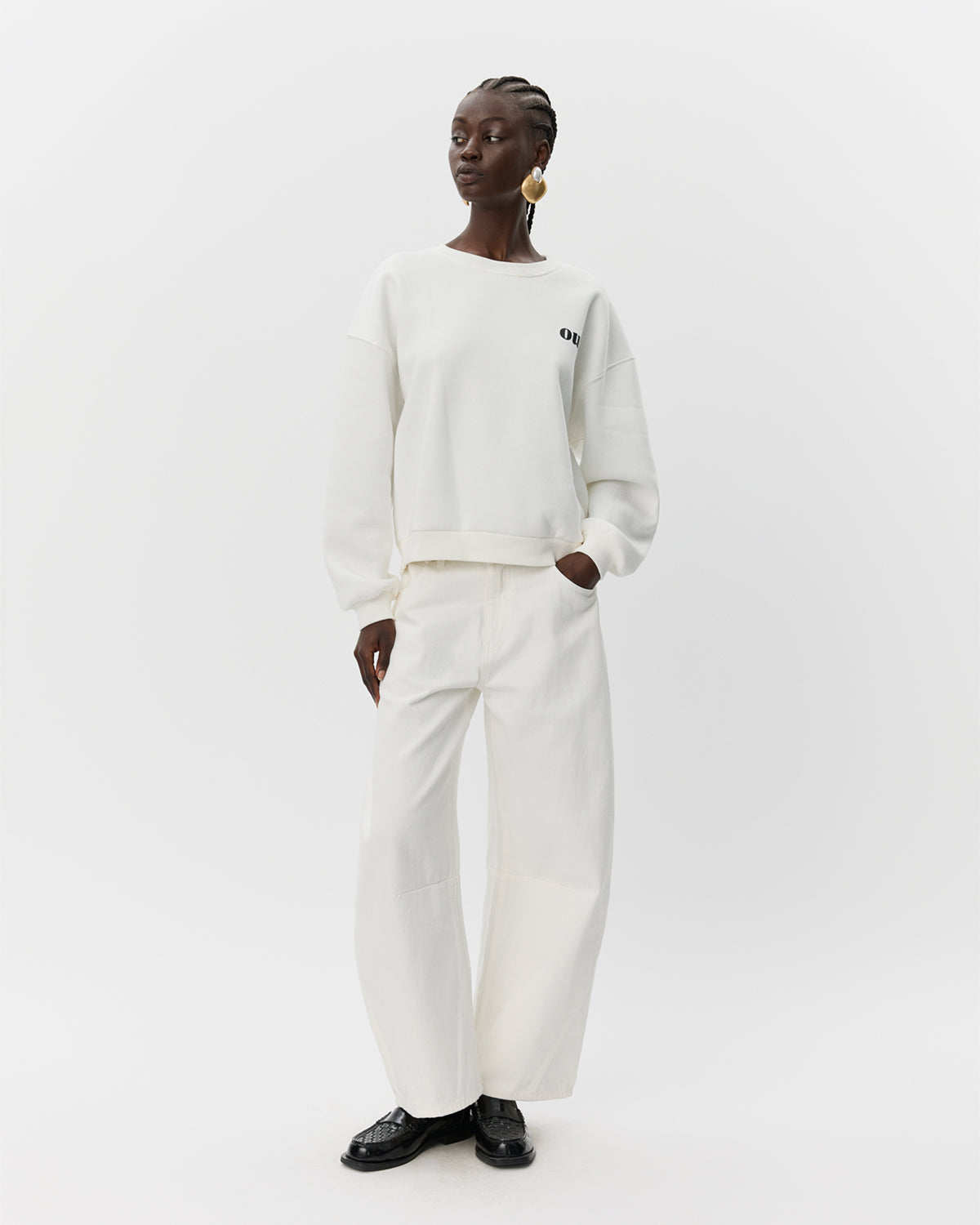 Sofie Schnoor WOMEN ELINSW SWEATSHIRT Sweatshirt 0103 Off white