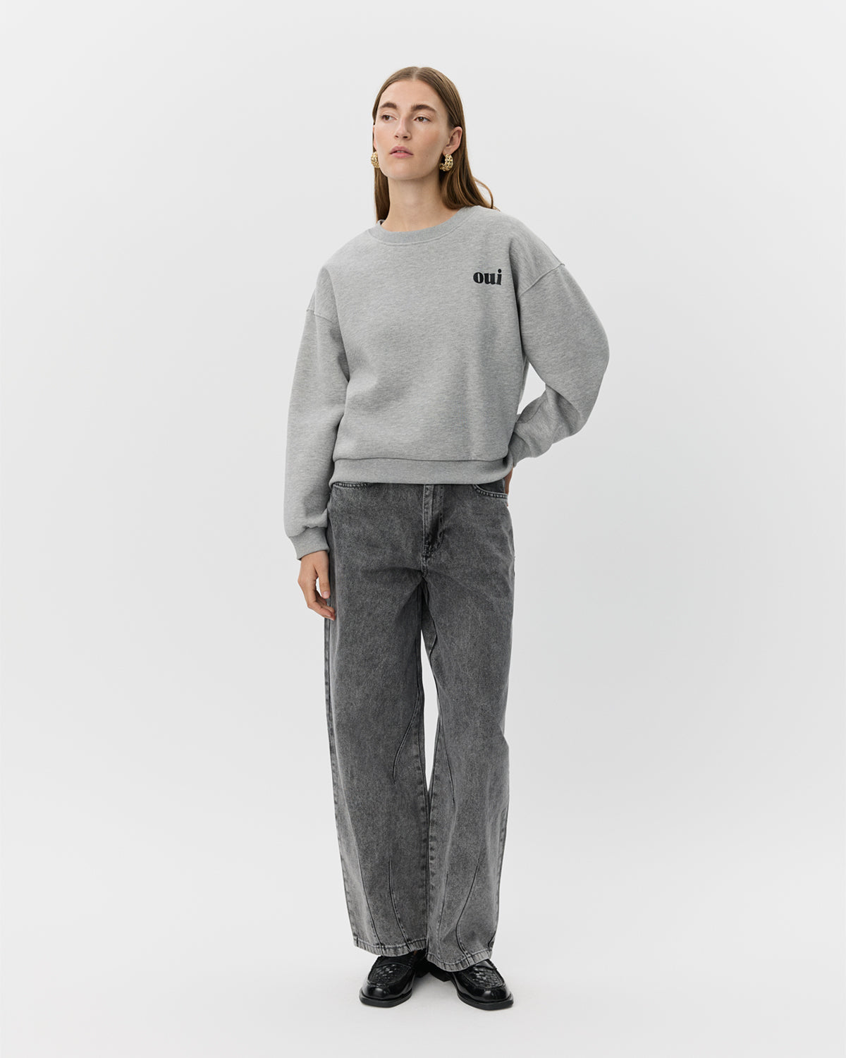 Sofie Schnoor WOMEN ELINSW SWEATSHIRT Sweatshirt 8010 Grey melange