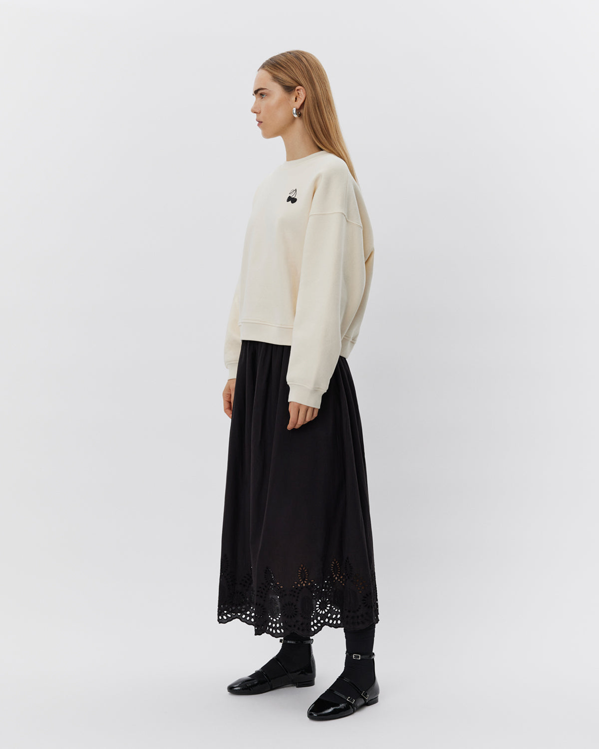 Sofie Schnoor WOMEN ELISW SWEATSHIRT Sweatshirt 0109 Off White