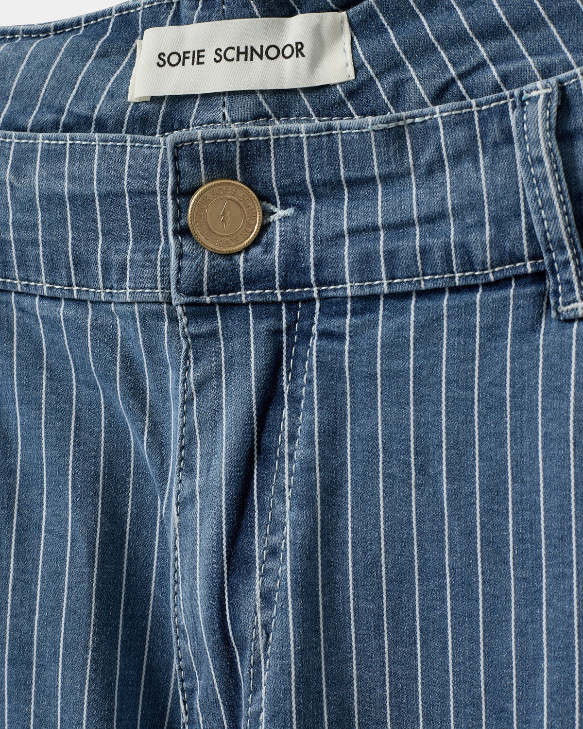 Sofie Schnoor WOMEN GITTESW BUKSER Buks 5094 Light Blue striped