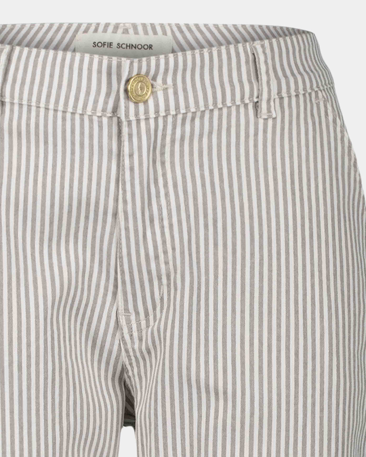Sofie Schnoor WOMEN GITTESW BUKSER Buks 7118 Light Brown Striped