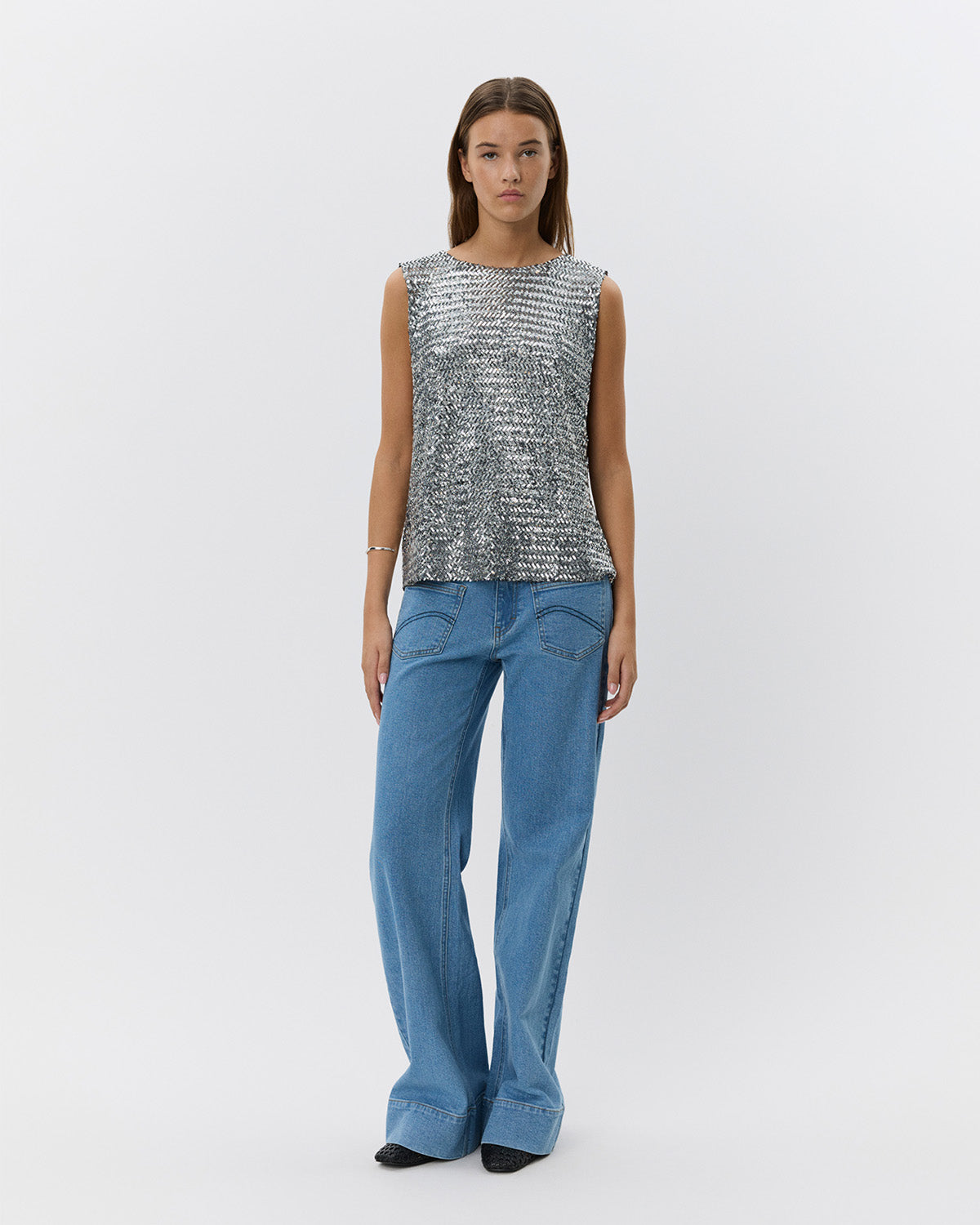 Sofie Schnoor WOMEN INAYASW TOP Top 8037 Silver