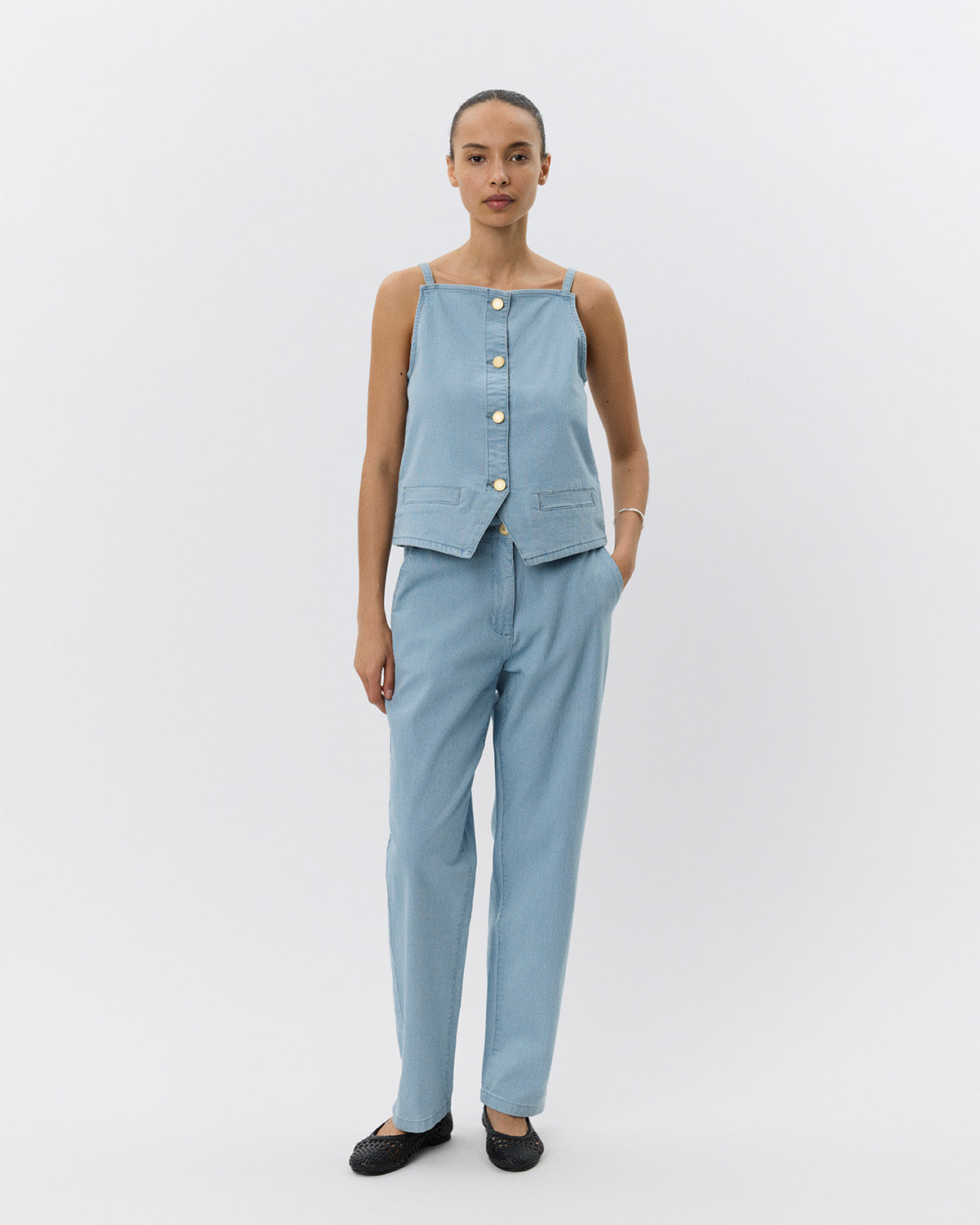 Sofie Schnoor WOMEN IRISHSW BUKSER Buks 5094 Light Blue striped