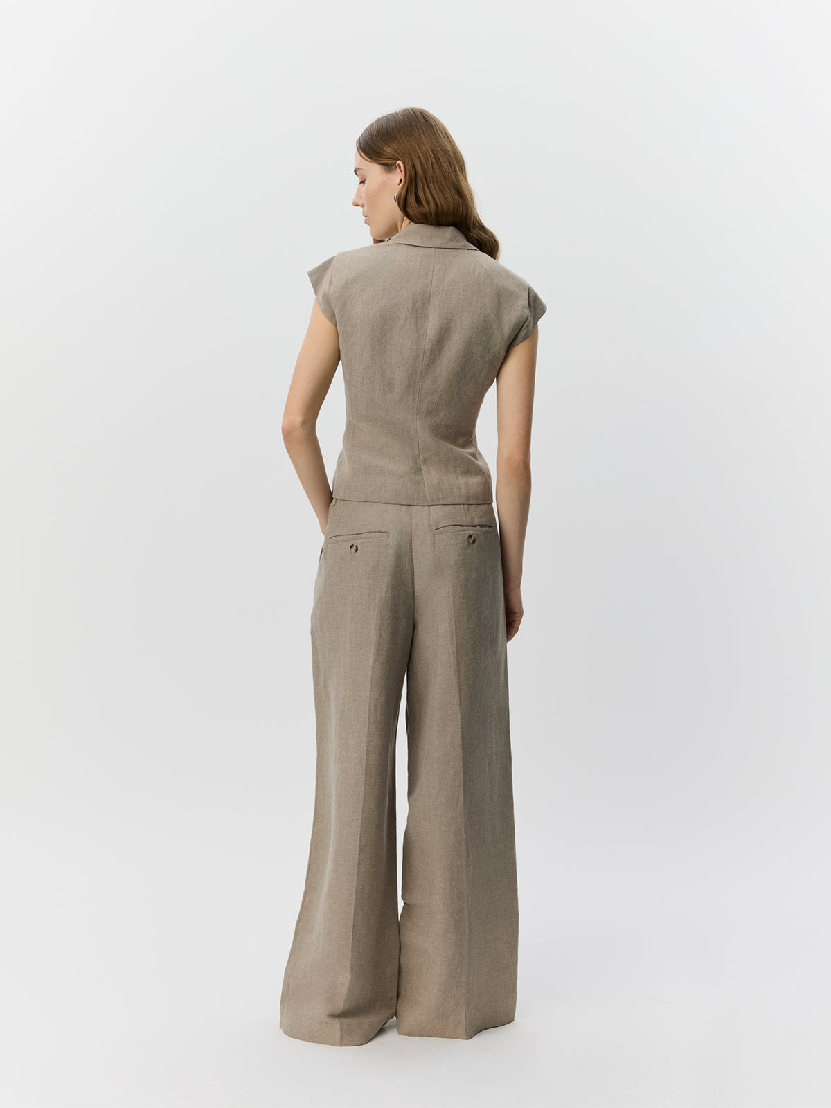 Sofie Schnoor WOMEN IZRASW HØRBUKSER Buks 7042 Dark sand