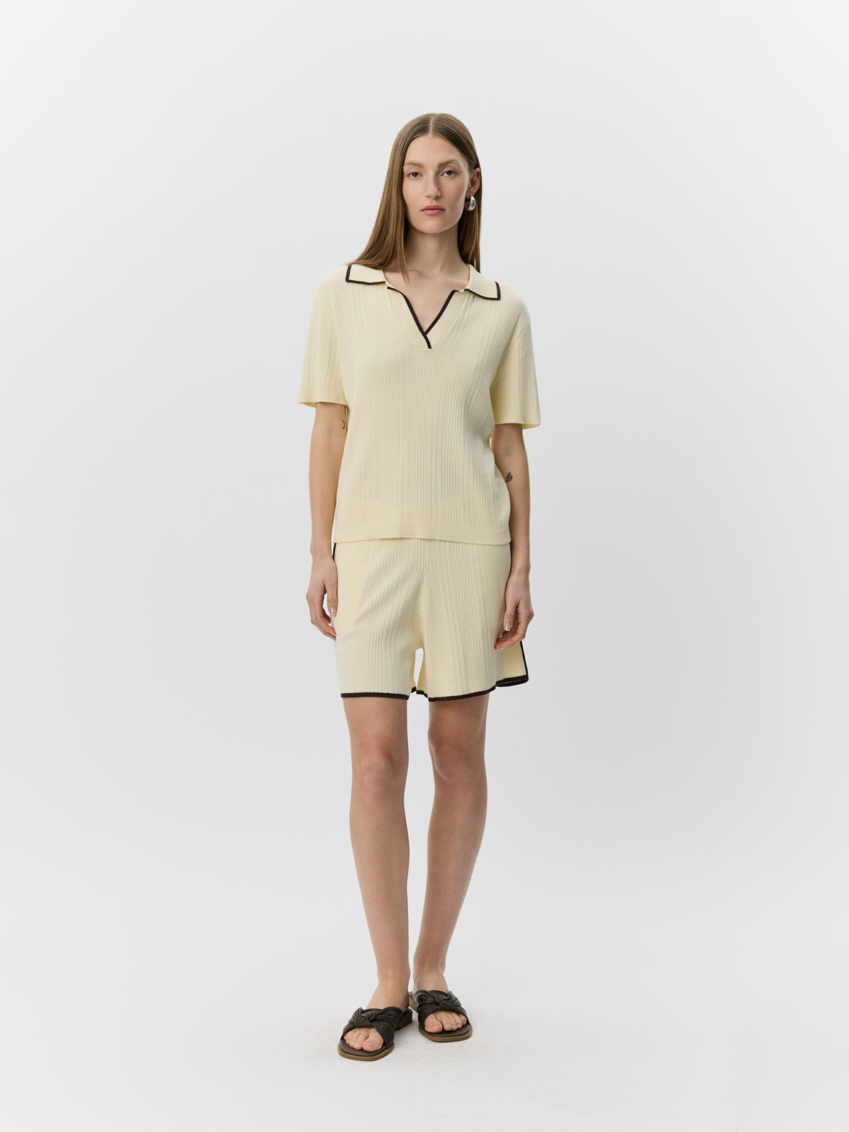 Sofie Schnoor WOMEN JOLIESW STRIK SHORTS Shorts 0101 Off white