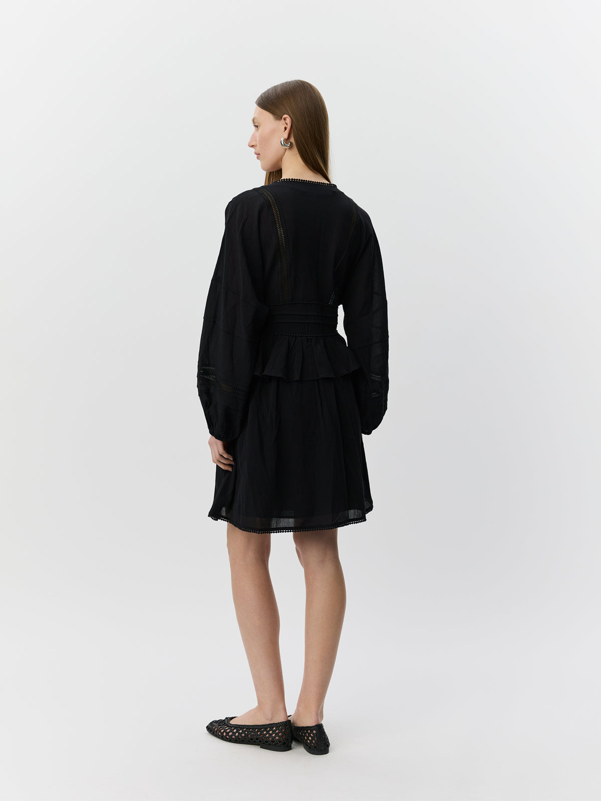 Sofie Schnoor WOMEN JOUVESW BLONDE DETALJE MIDI KJOLE Kjole 1000 Black