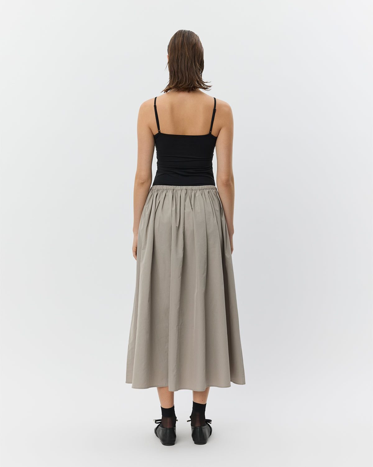 Sofie Schnoor WOMEN JUNEAUSW MIDI NEDERDEL Nederdel 3072 Dusty green