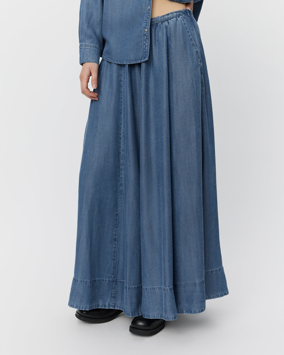 Sofie Schnoor WOMEN KATTIASW NEDERDEL Nederdel 5002 Denim blue