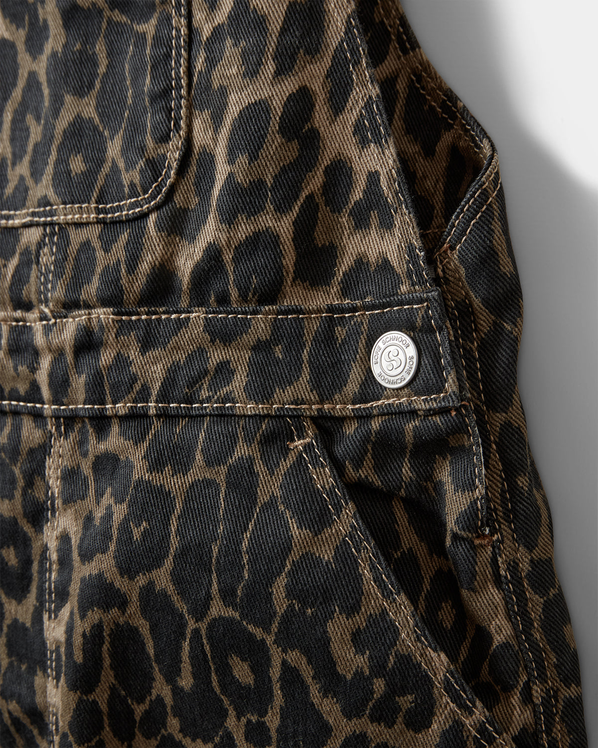 Sofie Schnoor KIDS LARINSK KJOLE Kjole 9086 Light brown leopard