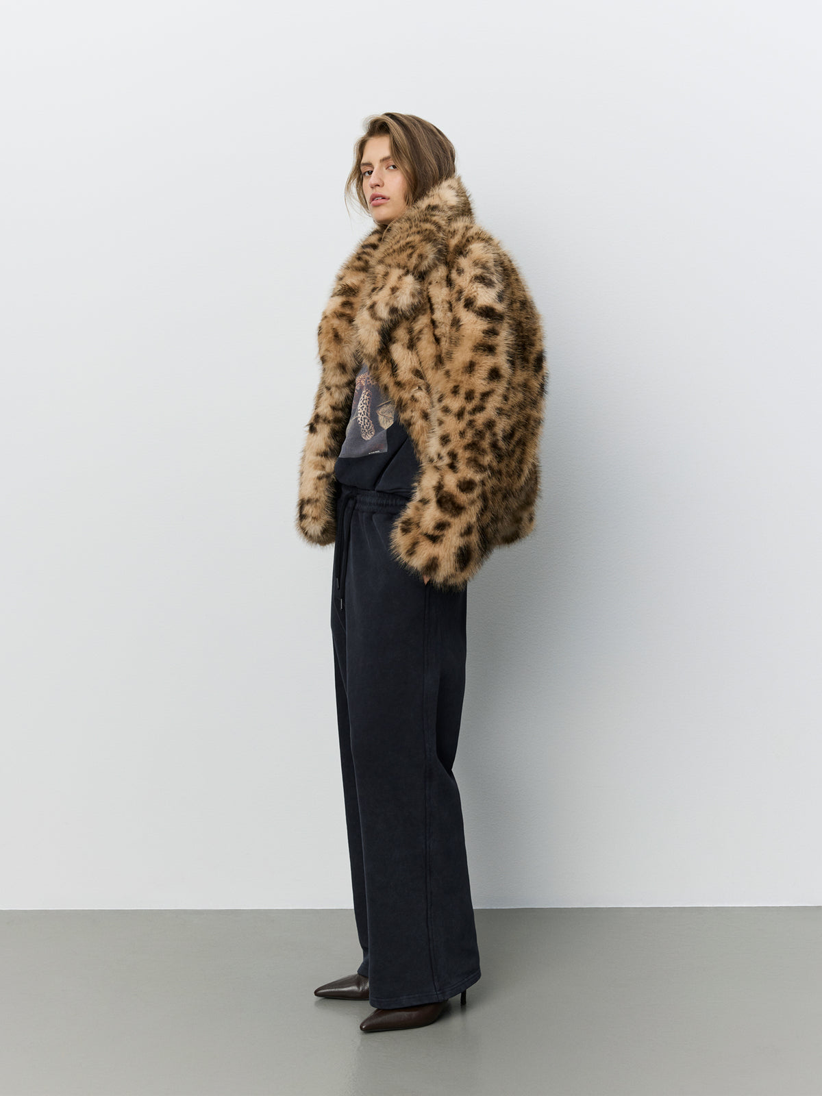 Sofie Schnoor WOMEN LARRIESW IMITERET PELS-JAKKE Jakke 9006 Leopard