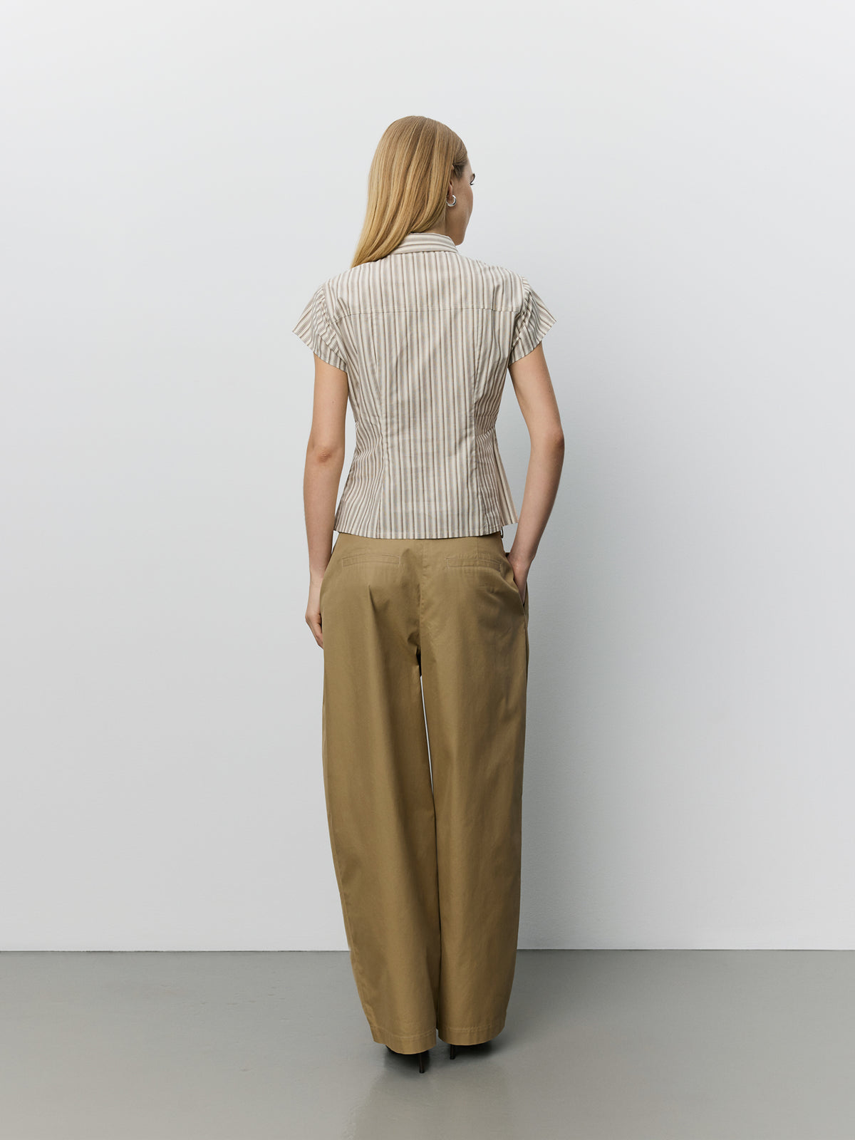 Sofie Schnoor WOMEN LILYANSW SKJORTE Skjorte 7118 Light Brown Striped