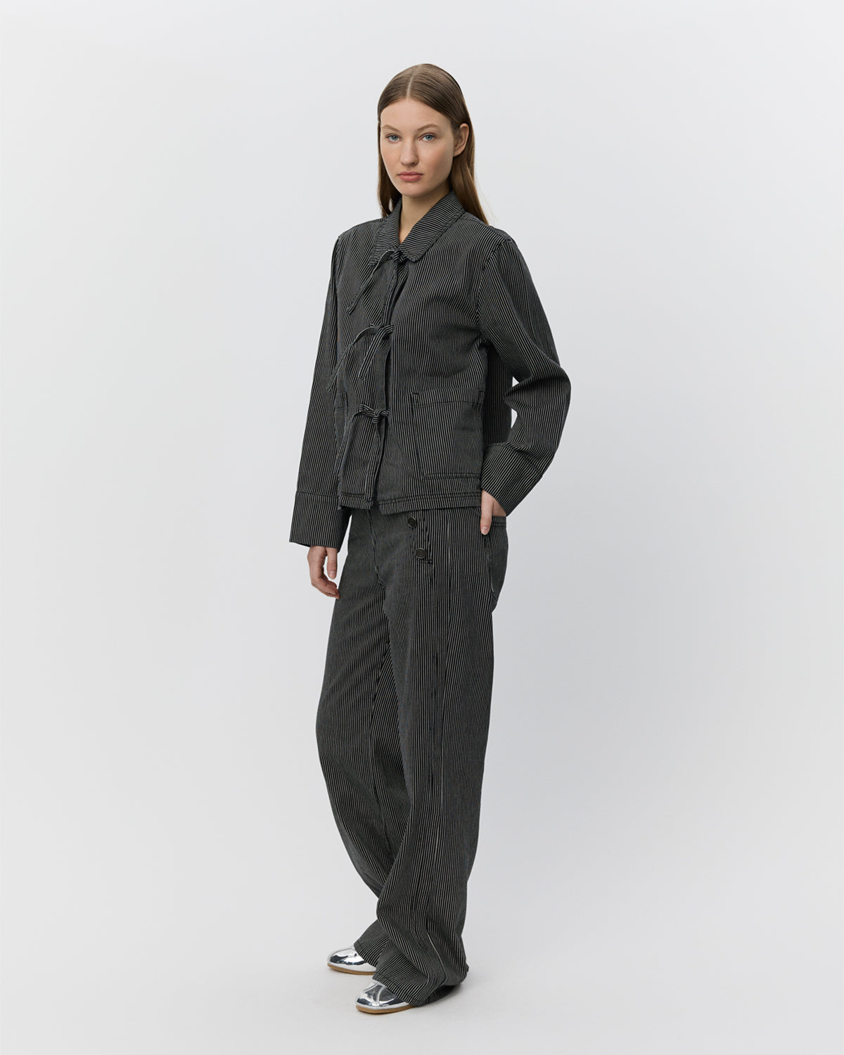 Sofie Schnoor WOMEN LYONSW BUKSER Buks 1017 Black striped