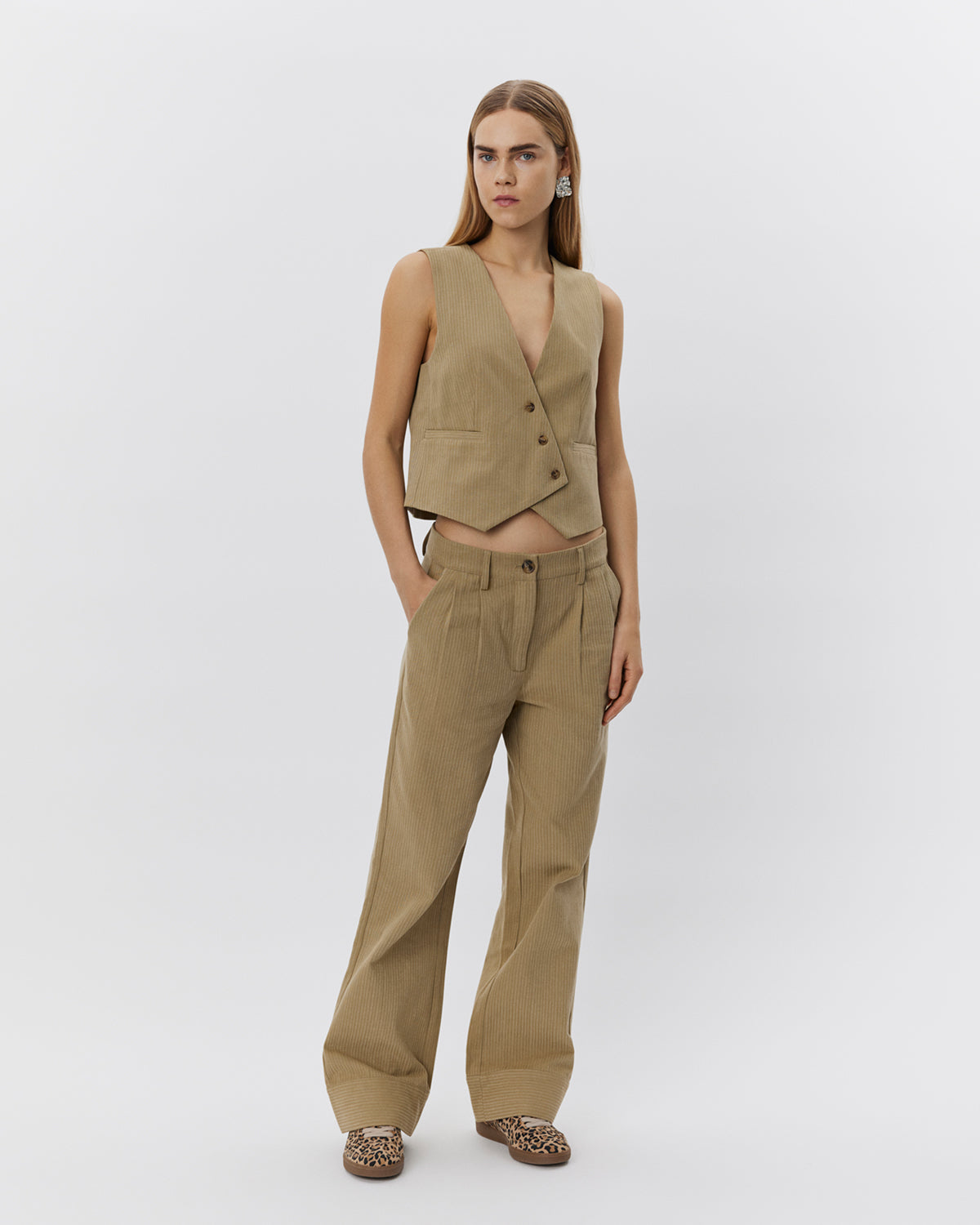 Sofie Schnoor WOMEN MALINASW BUKSER Buks 7036 Light camel