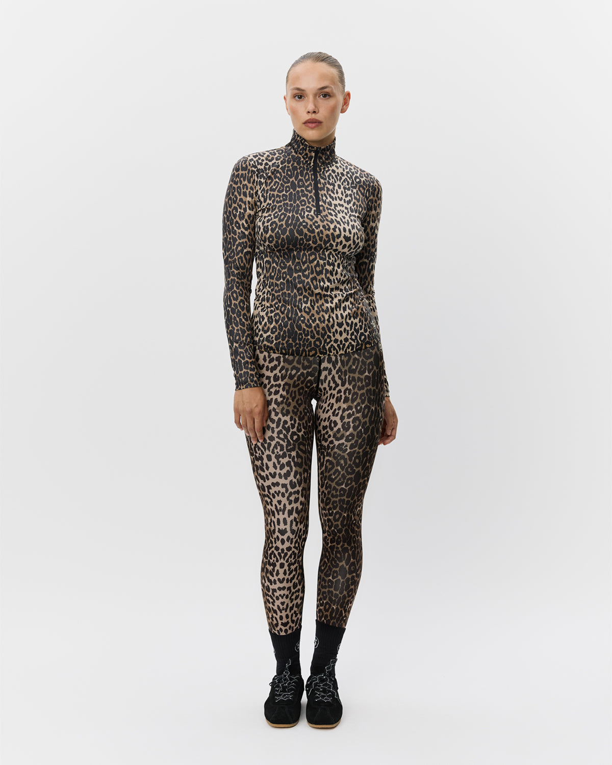 Sofie Schnoor SPORT MALLORYSW BLUSE LANGÆRMET Bluse 9006 Leopard
