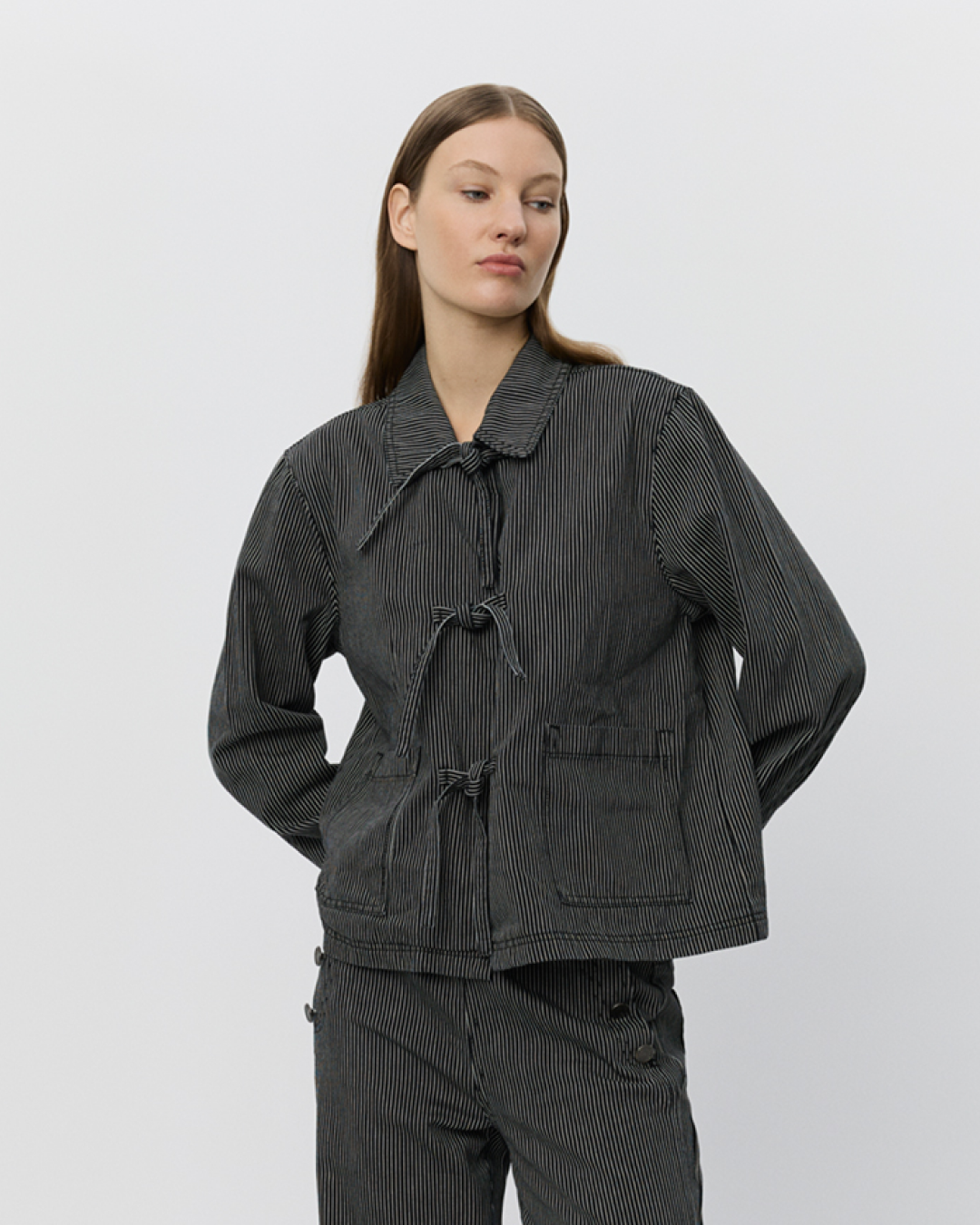 Sofie Schnoor WOMEN MARLOSW JAKKE Jakke 1017 Black striped