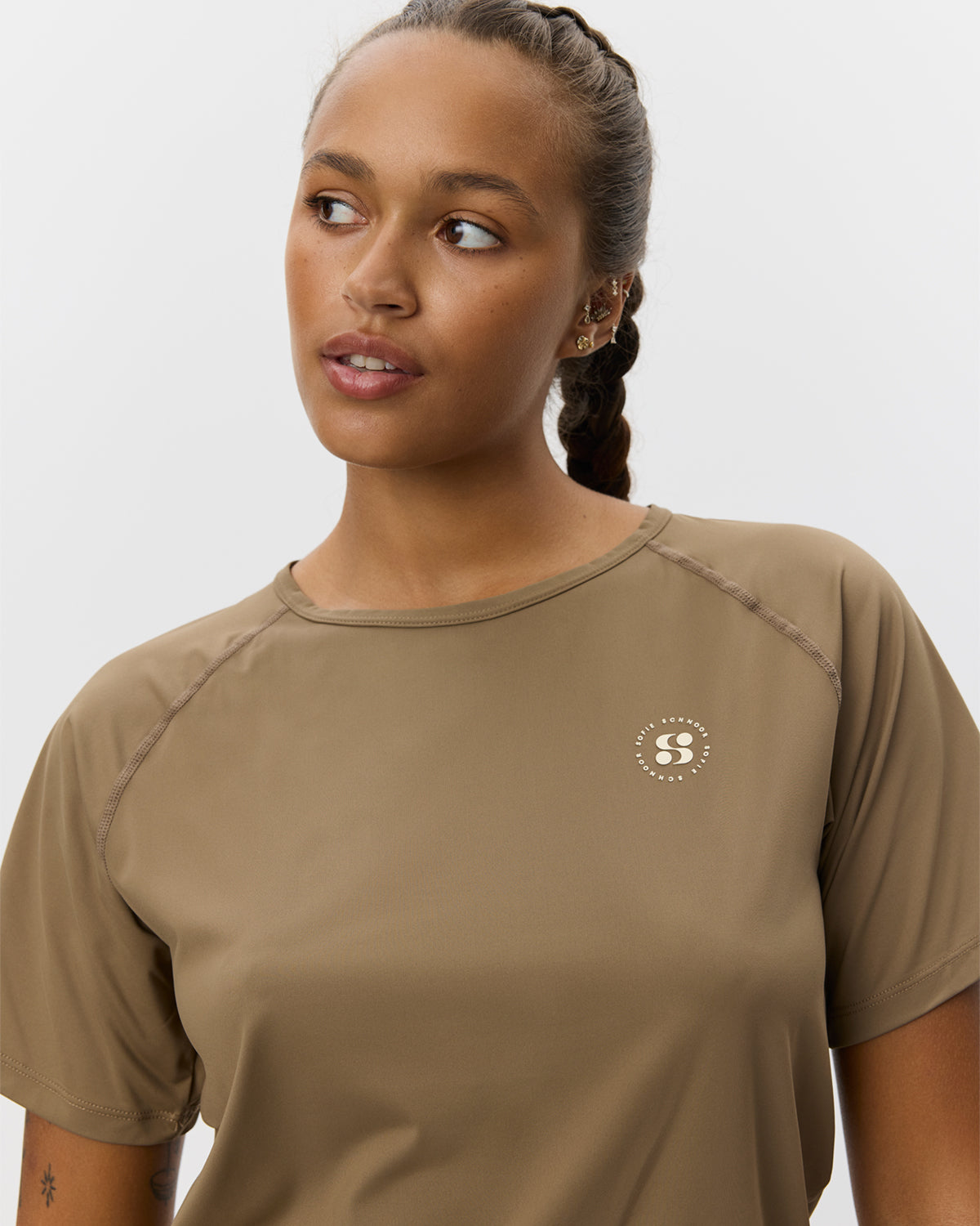 Sofie Schnoor SPORT MILLESW T-SHIRT T-shirt 9099 Middle Brown