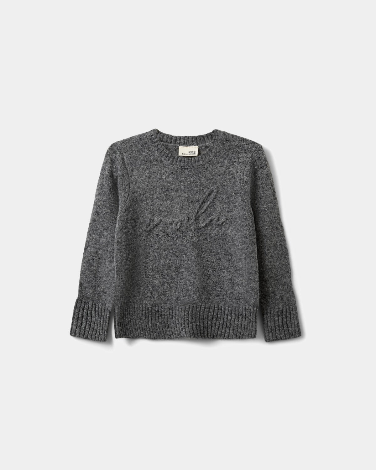 Sofie Schnoor KIDS MINNIKKB STRIK Strik 8011 Dark grey melange
