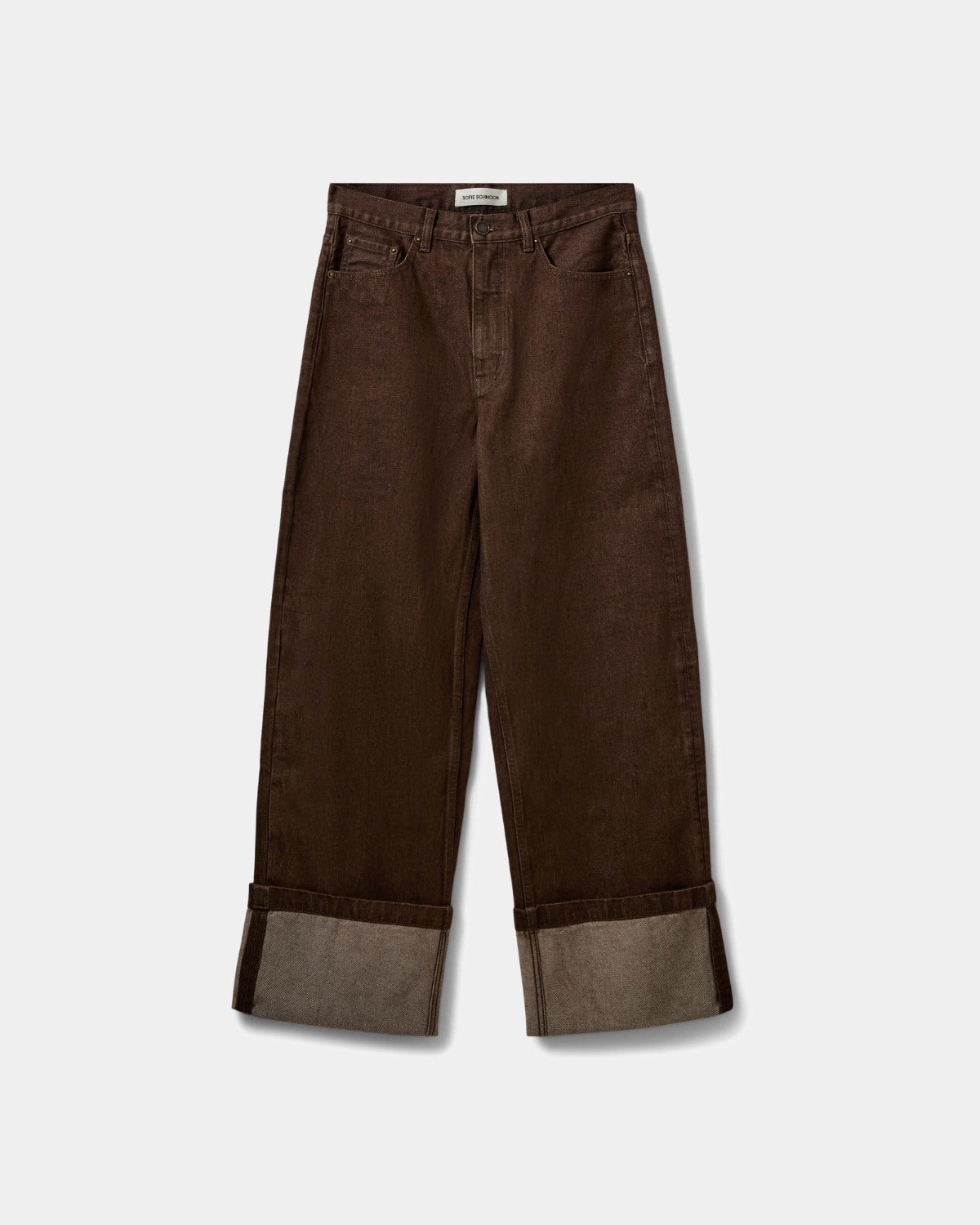 Sofie Schnoor WOMEN MISHASW FOLDEDE JEANS Jeans 7025 Dark brown