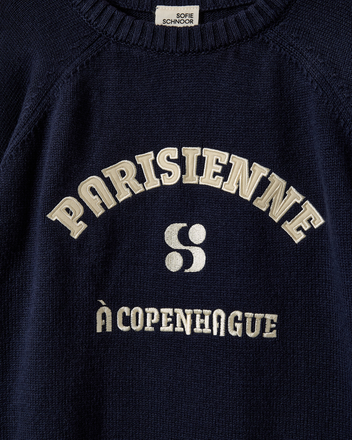 Sofie Schnoor YOUNG PARISIENNESY STRIK Strik 5119 Navy Blue