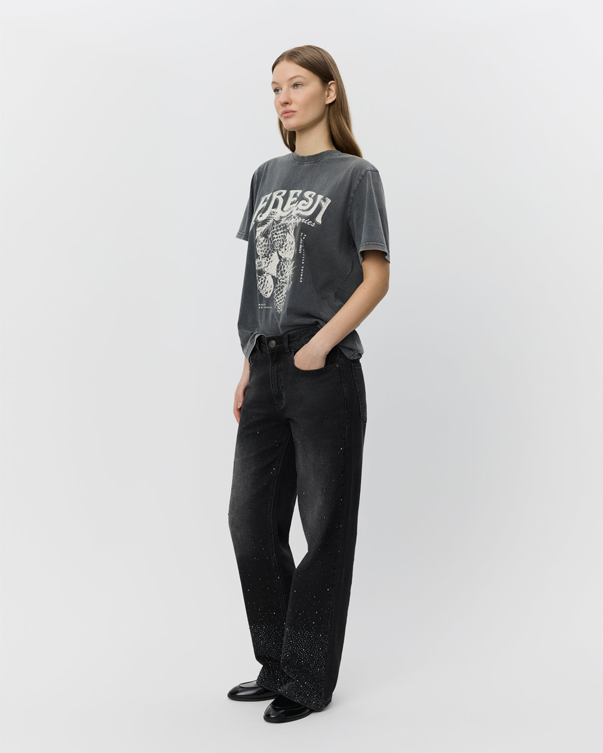 Sofie Schnoor WOMEN PARISSW JEANS Jeans 1015 Washed black