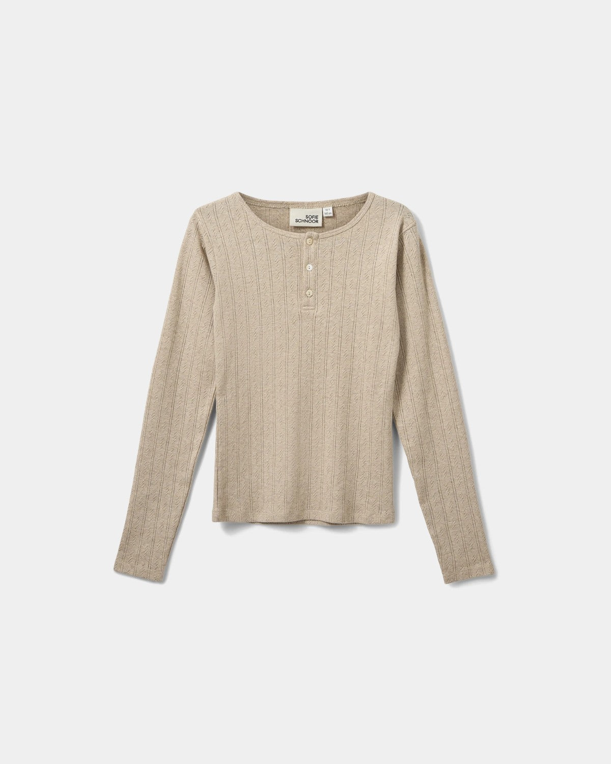 Sofie Schnoor YOUNG PETRICIASY T-SHIRT T-shirt lang ærmet 7015 Beige
