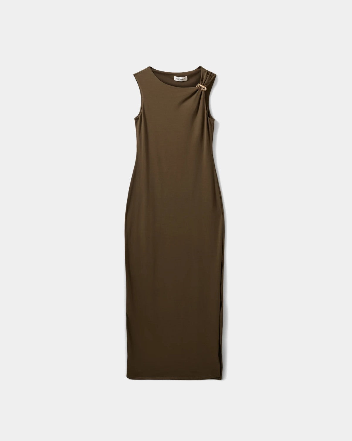Sofie Schnoor WOMEN RAGNISW JERSEY MAXI KJOLE Kjole 3097 Olive Brown