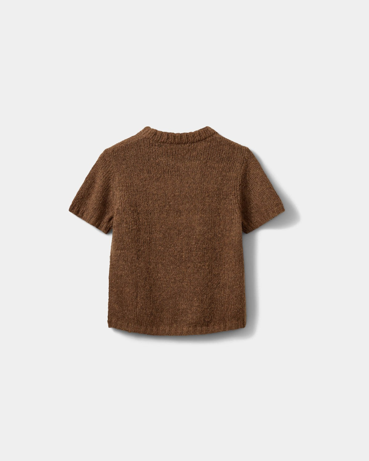 Sofie Schnoor WOMEN SAGASW KORTÆRMET STRIK SWEATER Strik 7164 Maple Brown