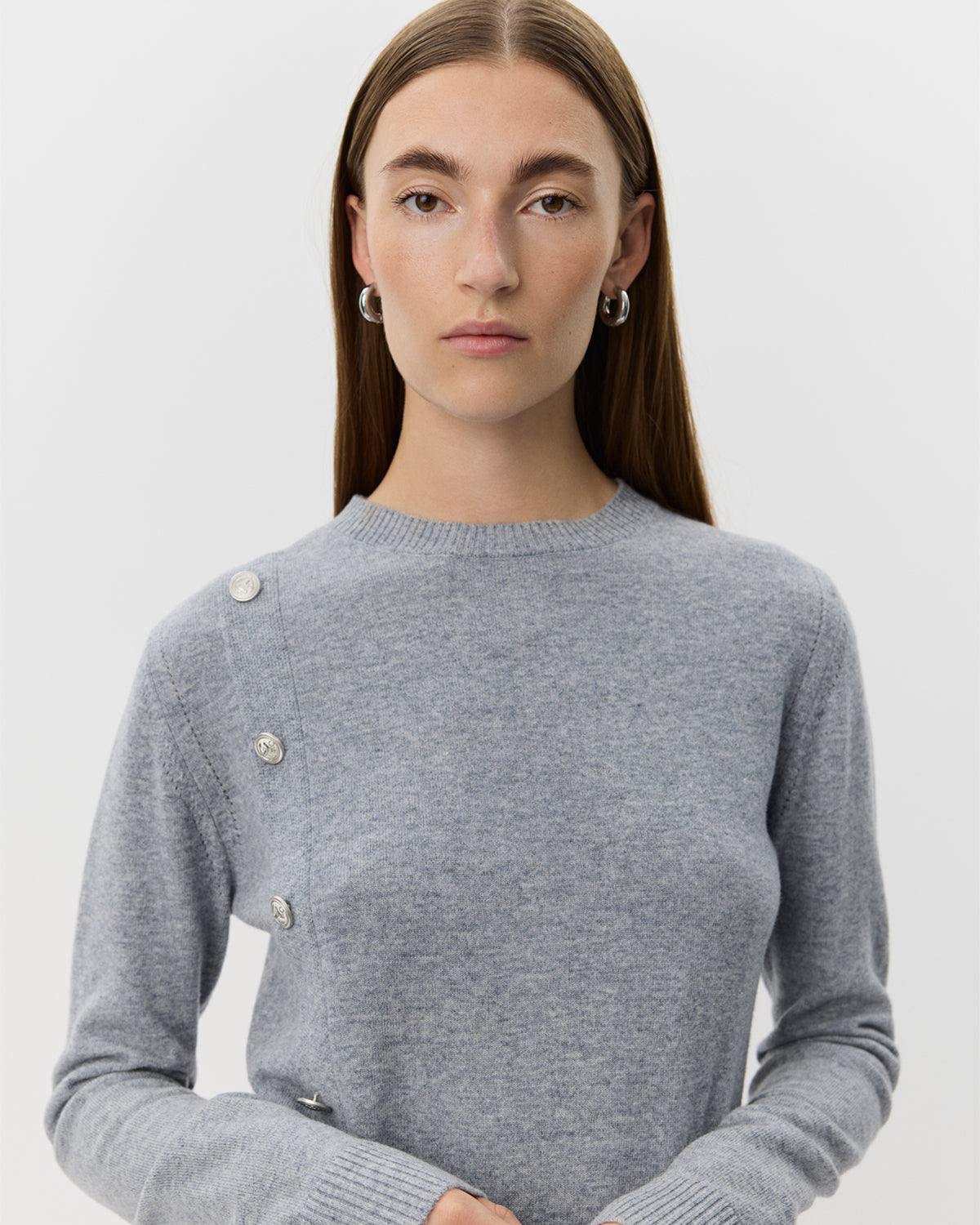 Sofie Schnoor WOMEN SAISW STRIK Strik 8000 Grey Melange