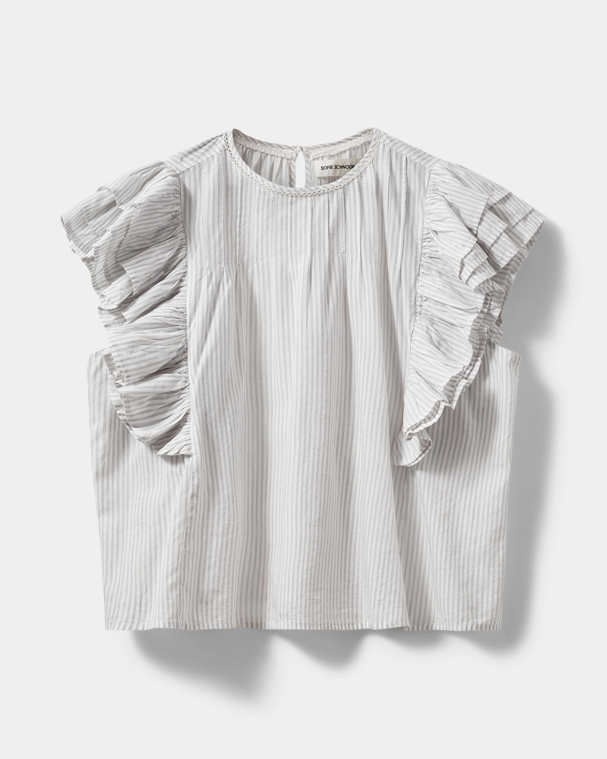 Sofie Schnoor WOMEN SAMARASW TOP Top 0144 Off White - Navy
