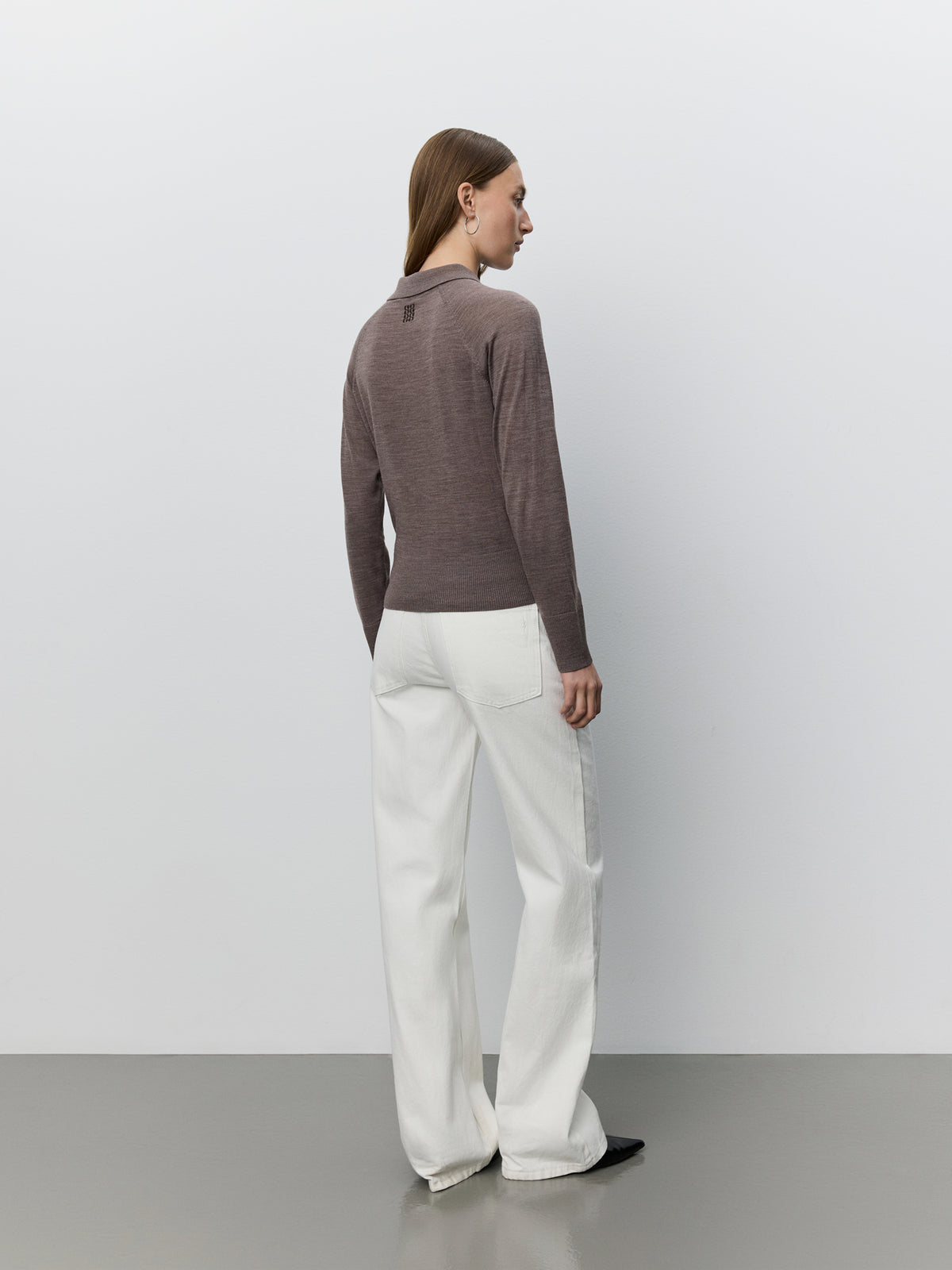 Sofie Schnoor WOMEN SELENESW KNIT POLO Strik 7071 Brown melange