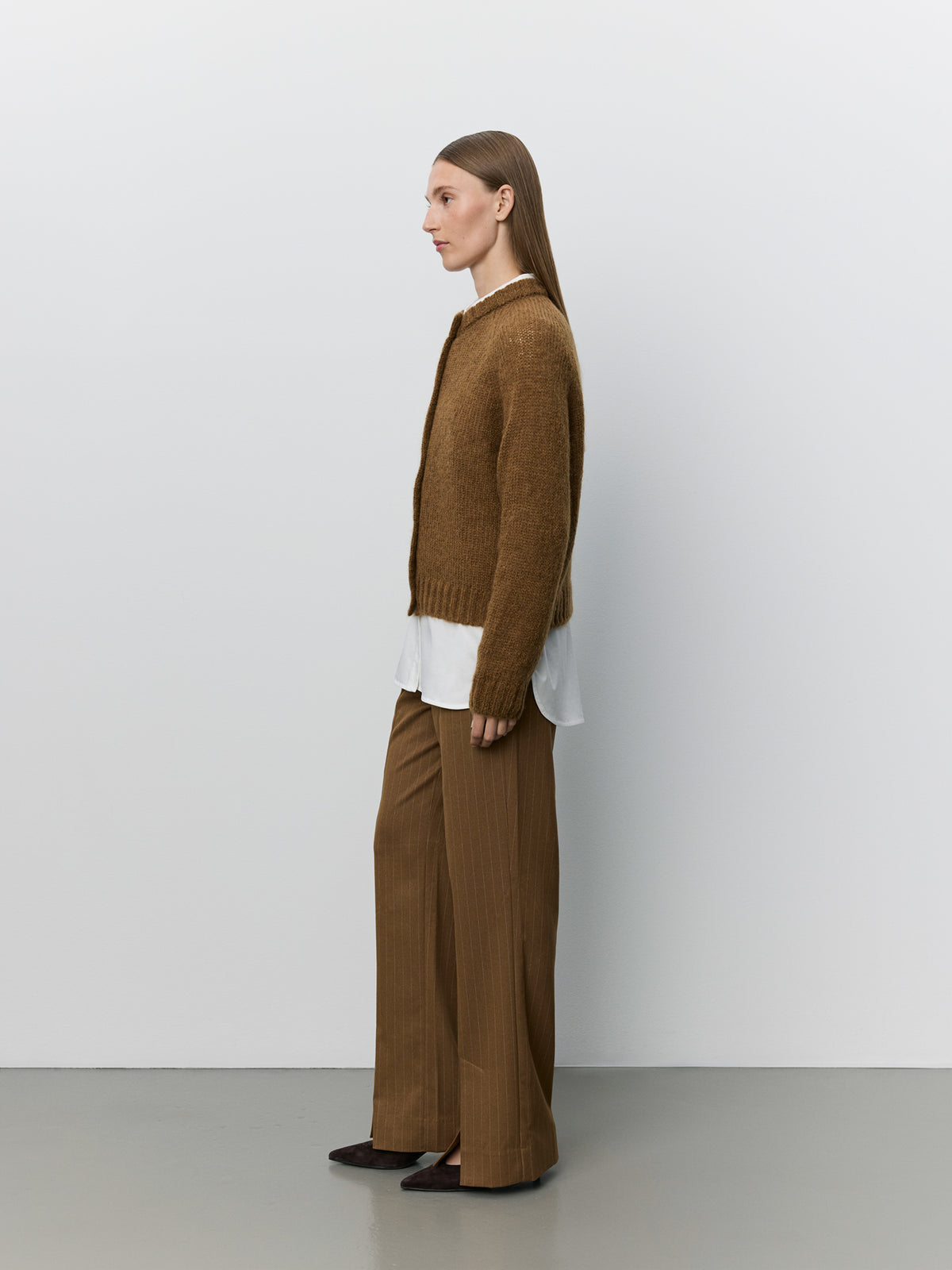 Sofie Schnoor WOMEN SELMASW STRIK CARDIGAN Cardigan 7164 Maple Brown