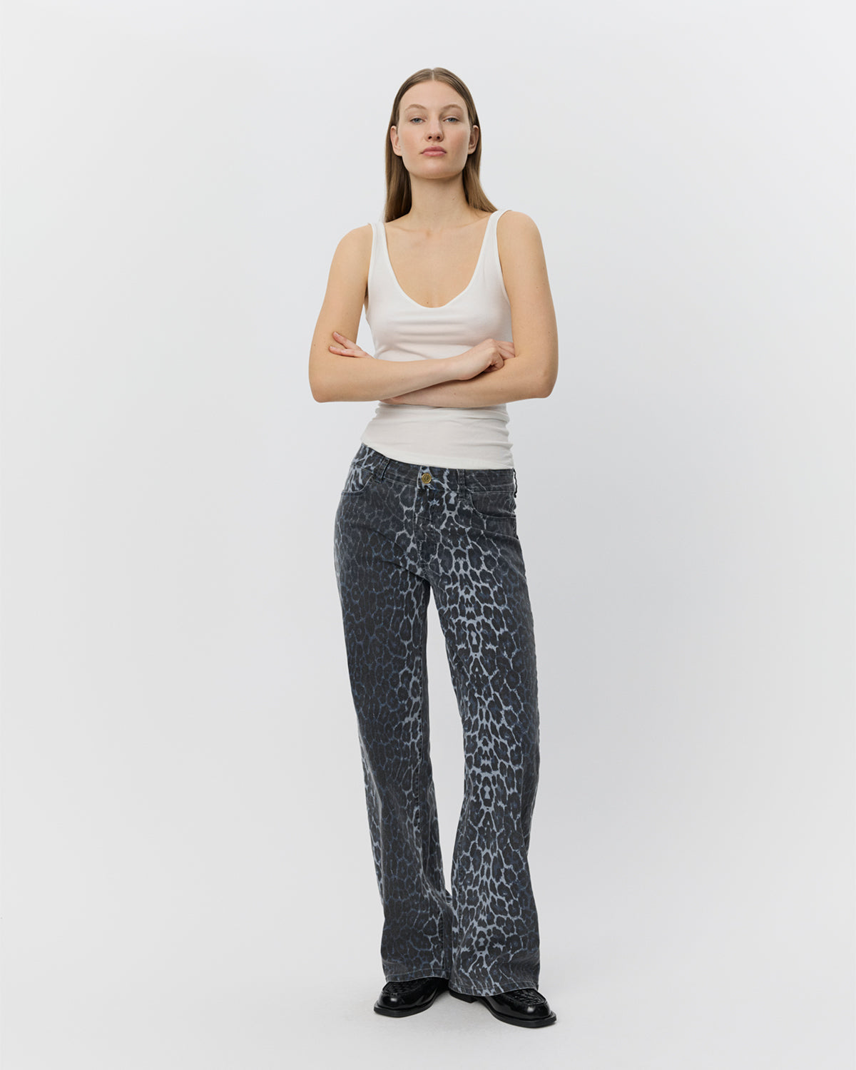 Sofie Schnoor WOMEN SIENNASW LEOPARD BUKSER Buks 5036 Blue