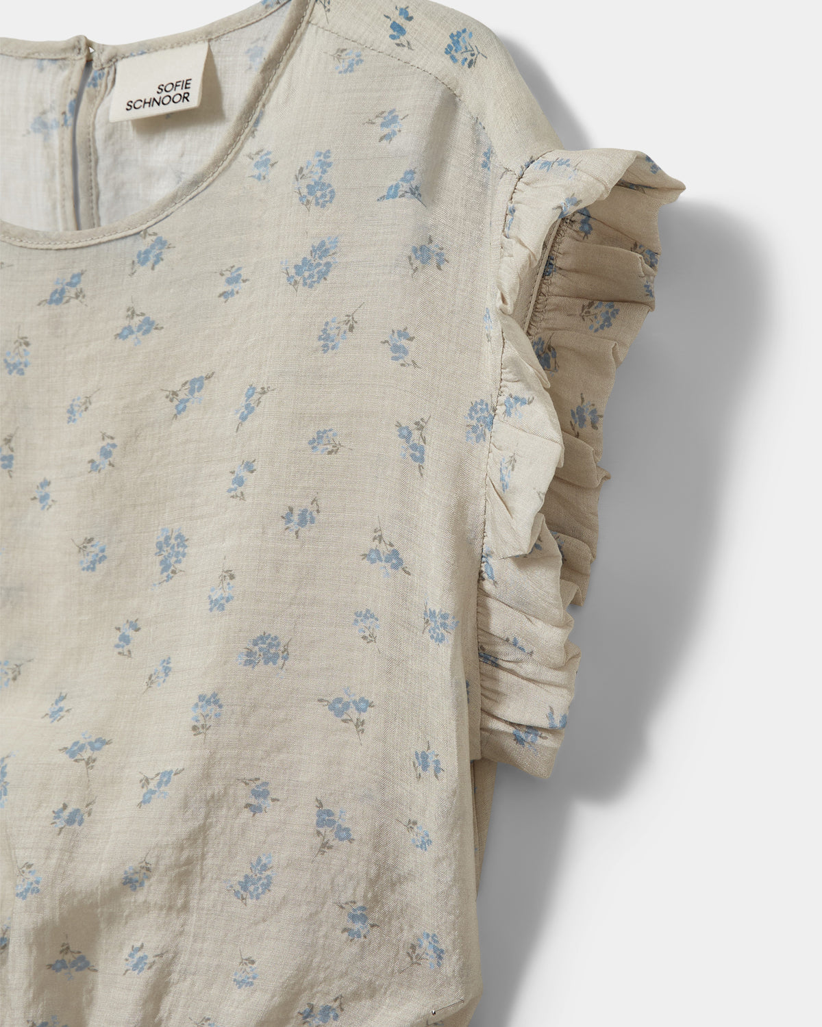 Sofie Schnoor YOUNG SAMILLASY TOP Skjorte 5020 Blue AOP