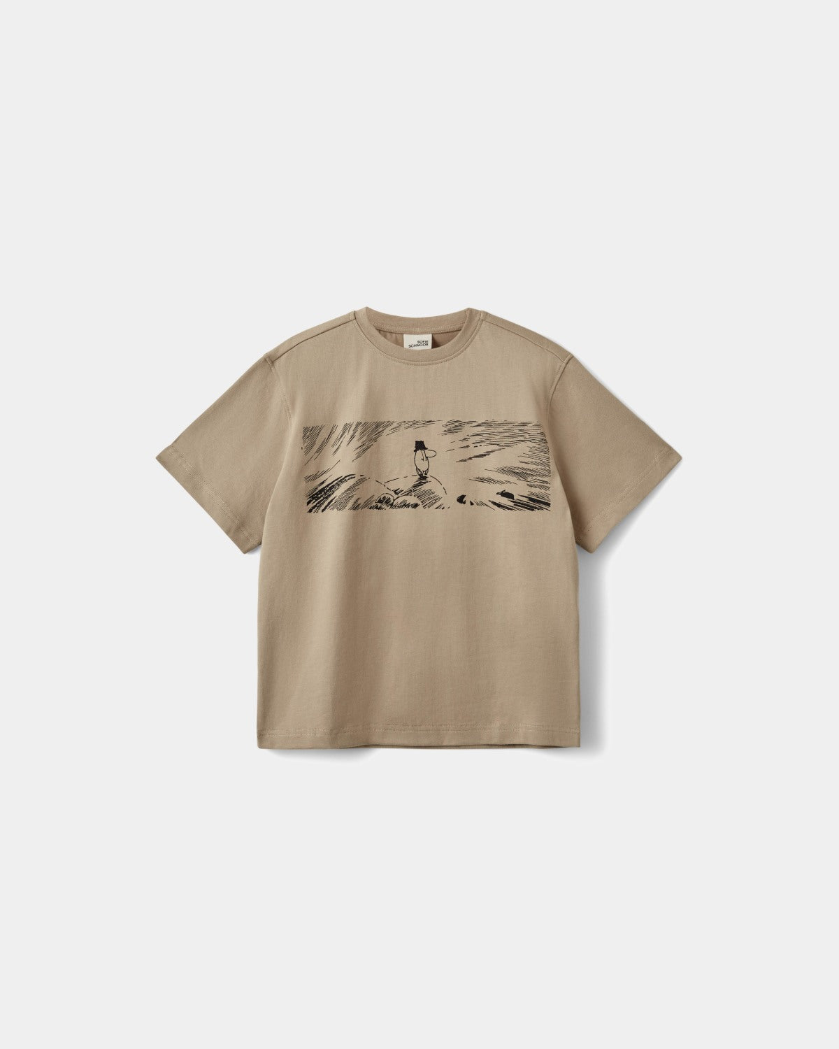 Sofie Schnoor YOUNG VERINASY MOOMIN T-SHIRT T-shirt 7001 Sand