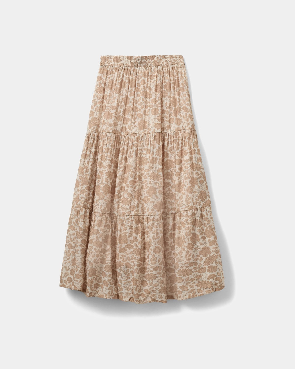 Sofie Schnoor YOUNG VIVISY NEDERDEL Nederdel 9135AOP Flower soft brown