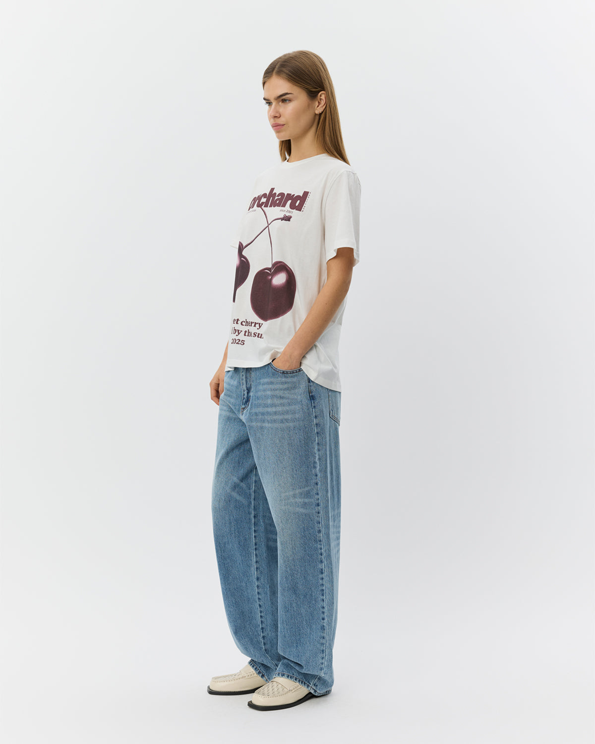 Sofie Schnoor WOMEN ZENASW PRINTET T-SHIRT T-shirt 0124 Snow white