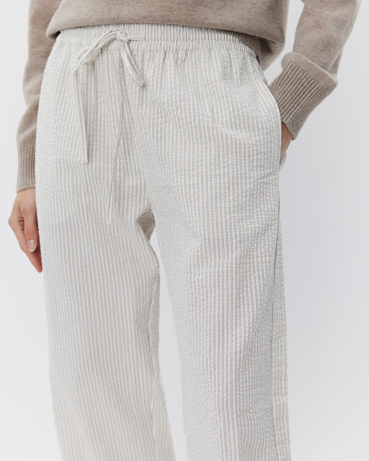 Sofie Schnoor WOMEN ABIGAILESW BUKSER Buks 0146 Antique White w Black