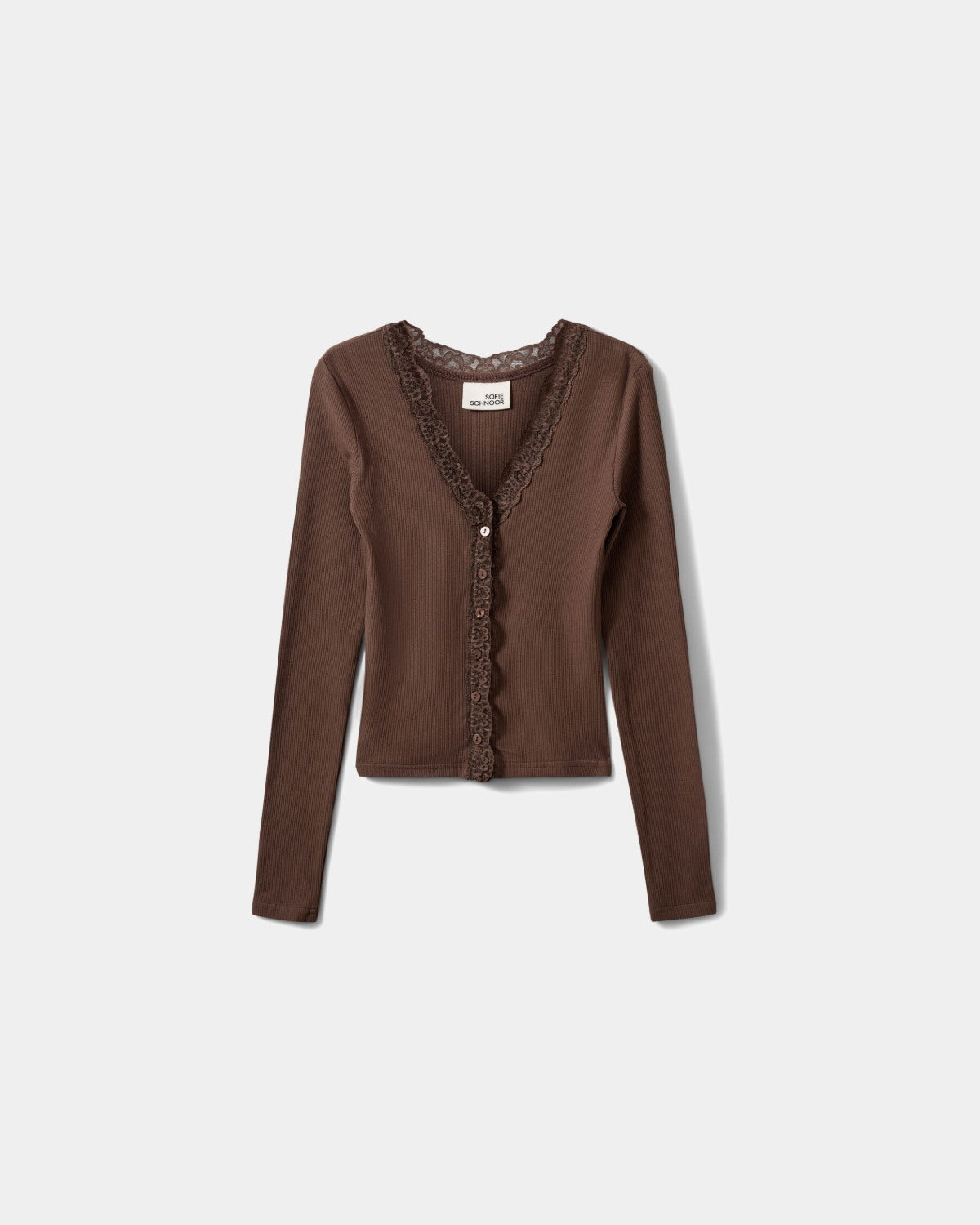 Sofie Schnoor YOUNG ANYIASY CARDIGAN Cardigan 7052 Brown
