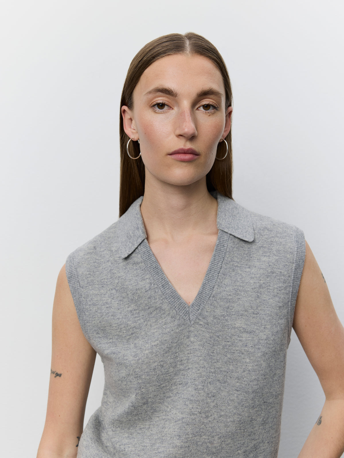 Sofie Schnoor WOMEN APPLESW VEST Vest 8010 Grey melange