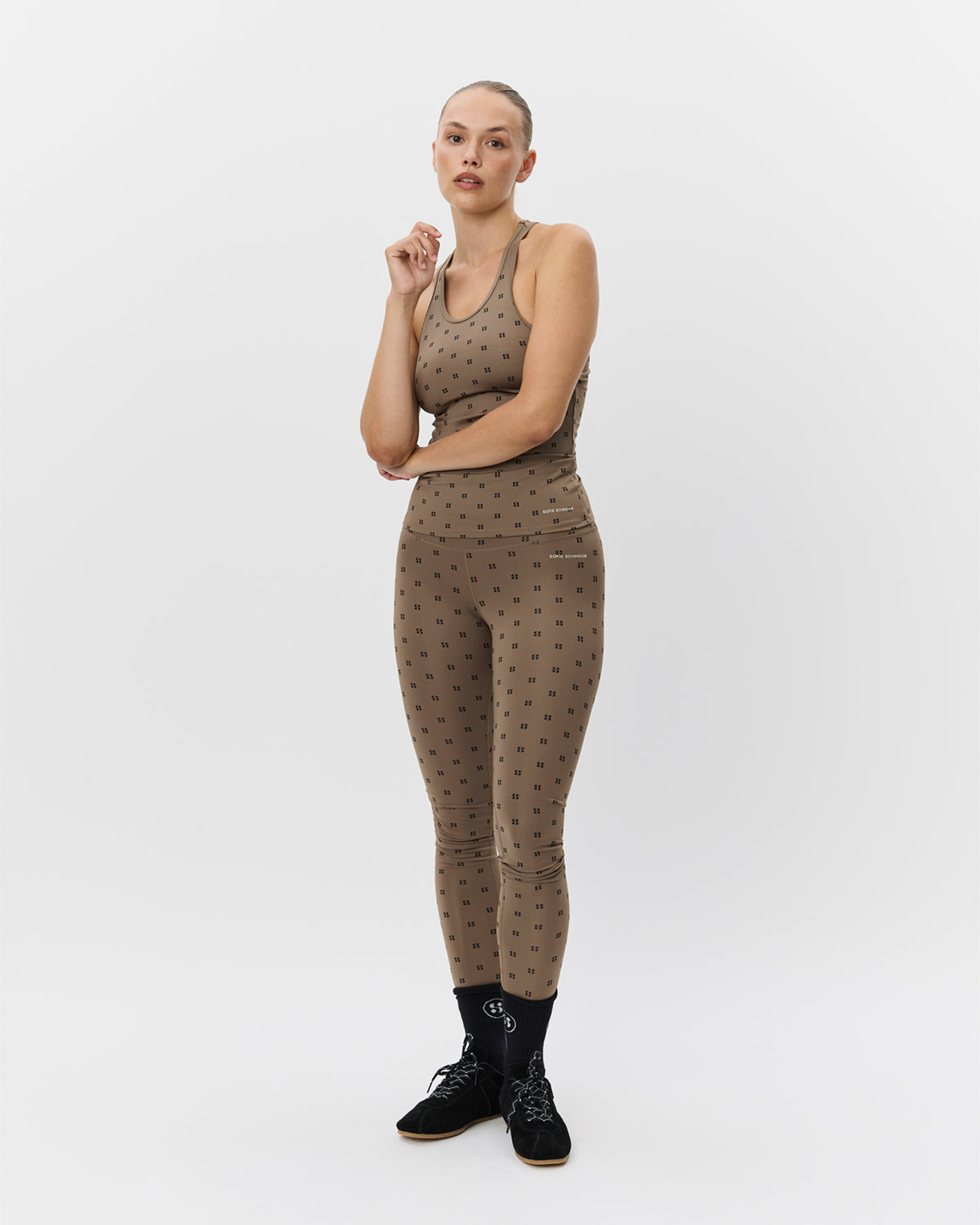Sofie Schnoor SPORT AVALINASW LEGGINGS Leggings 9099 Middle Brown