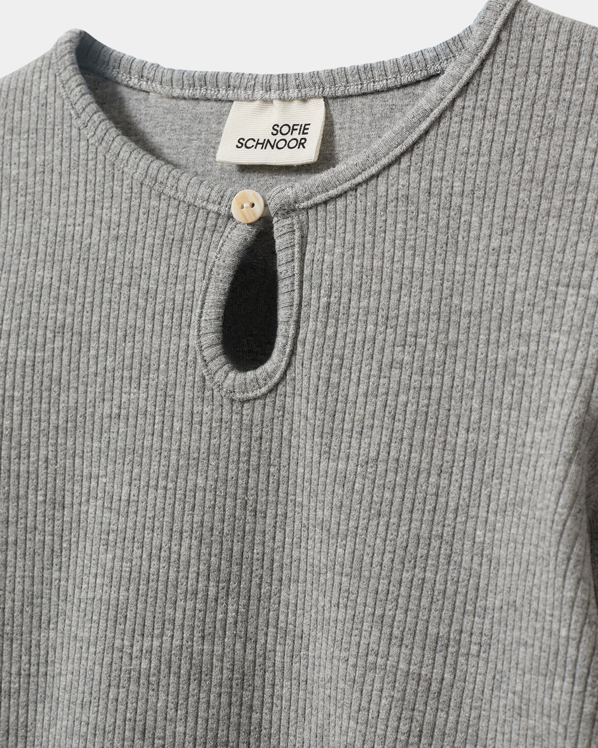Sofie Schnoor YOUNG BAILOSY T-SHIRT T-shirt lang ærmet 8000 Grey Melange
